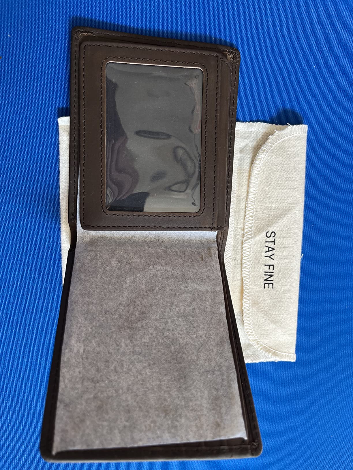 Top Grain Leather Wallet for Men | RFID Blocking | Extra Capacity Bifold Wallet with 2 ID Windows | Ultra Strong Stitching | Slim Billfold with 8 Card Slots customer photo 1