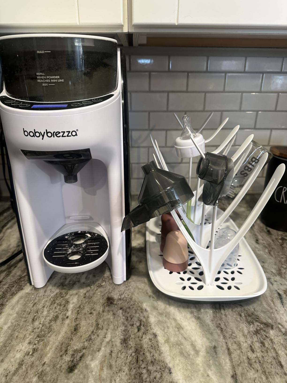 Baby Brezza New and Improved Formula Pro Advanced Formula Dispenser Machine - Automatically Mix a Warm Formula Bottle Instantly - Easily Make Bottle with Automatic Powder Blending customer photo 1