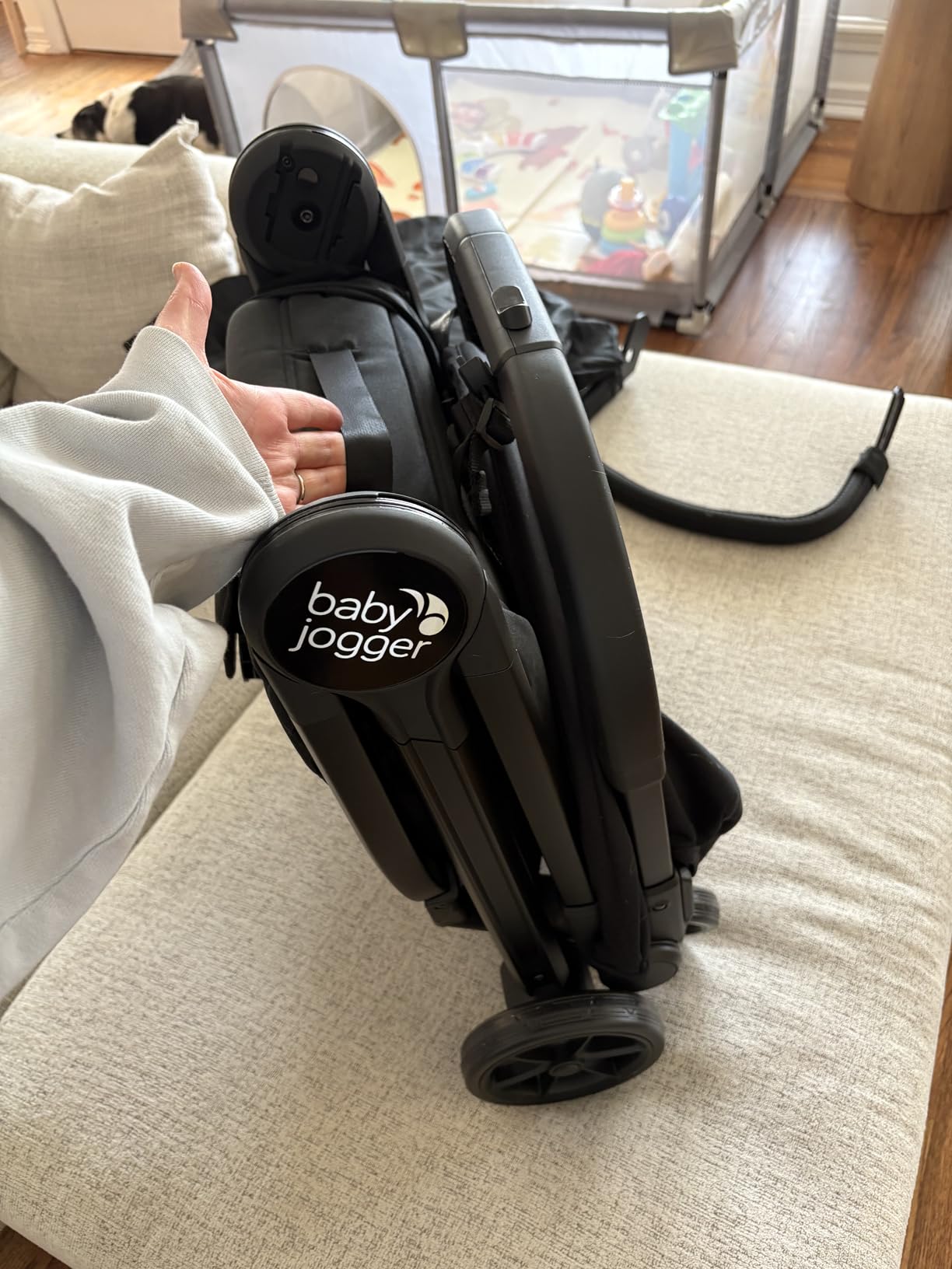 Baby Jogger City Tour 2 Carry-On Approved Travel Stroller, Ultra-Compact Baby Stroller, Lightweight, Easy Fold, Baby Travel Essential, Pitch Black customer photo 1