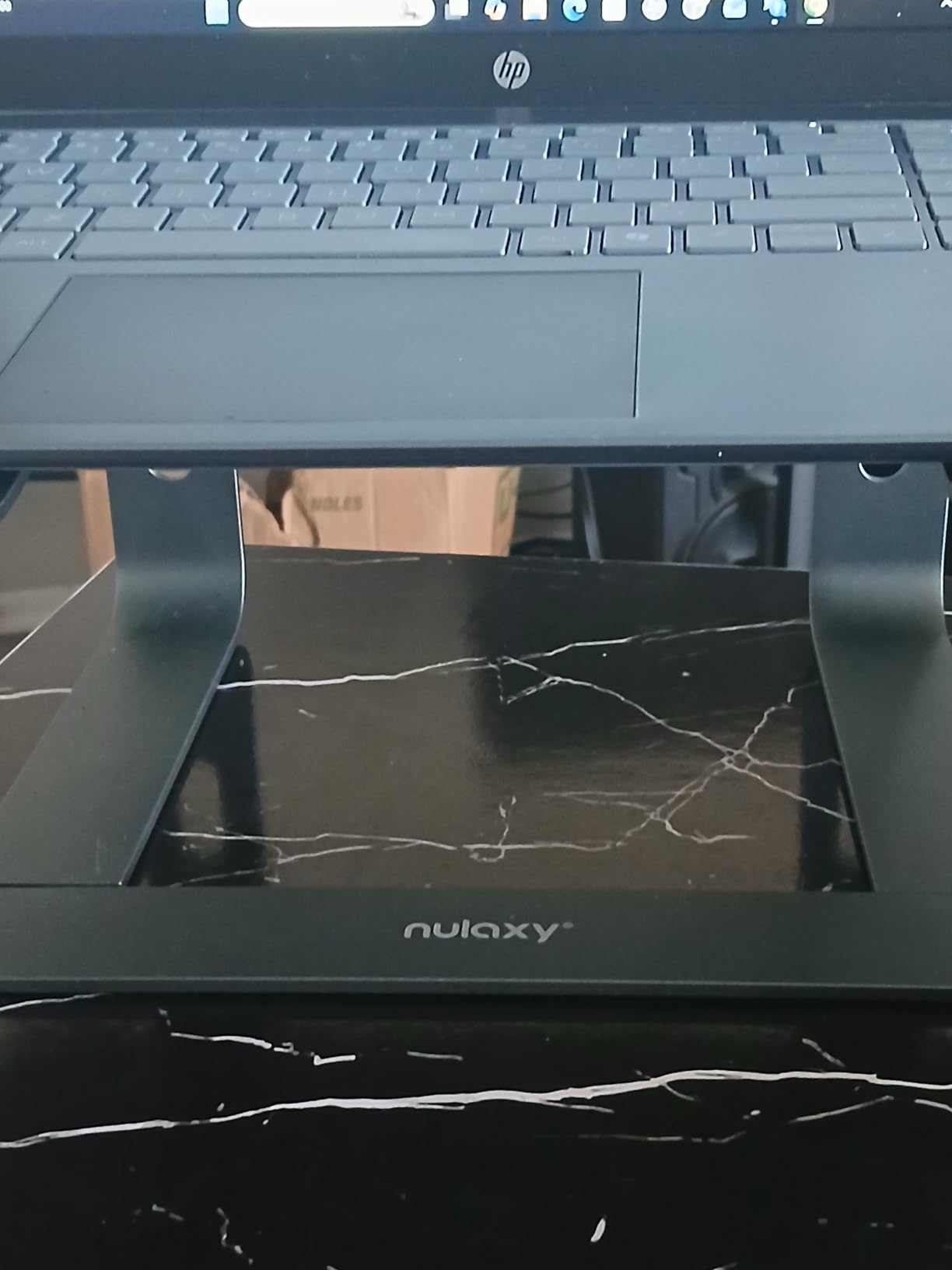 Nulaxy All-Aluminum Laptop Stand for Desk, Ergonomic Detachable Ventilated Cooling Computer Riser, Anti-Slip Design Notebook Holder Compatible with All 10-16