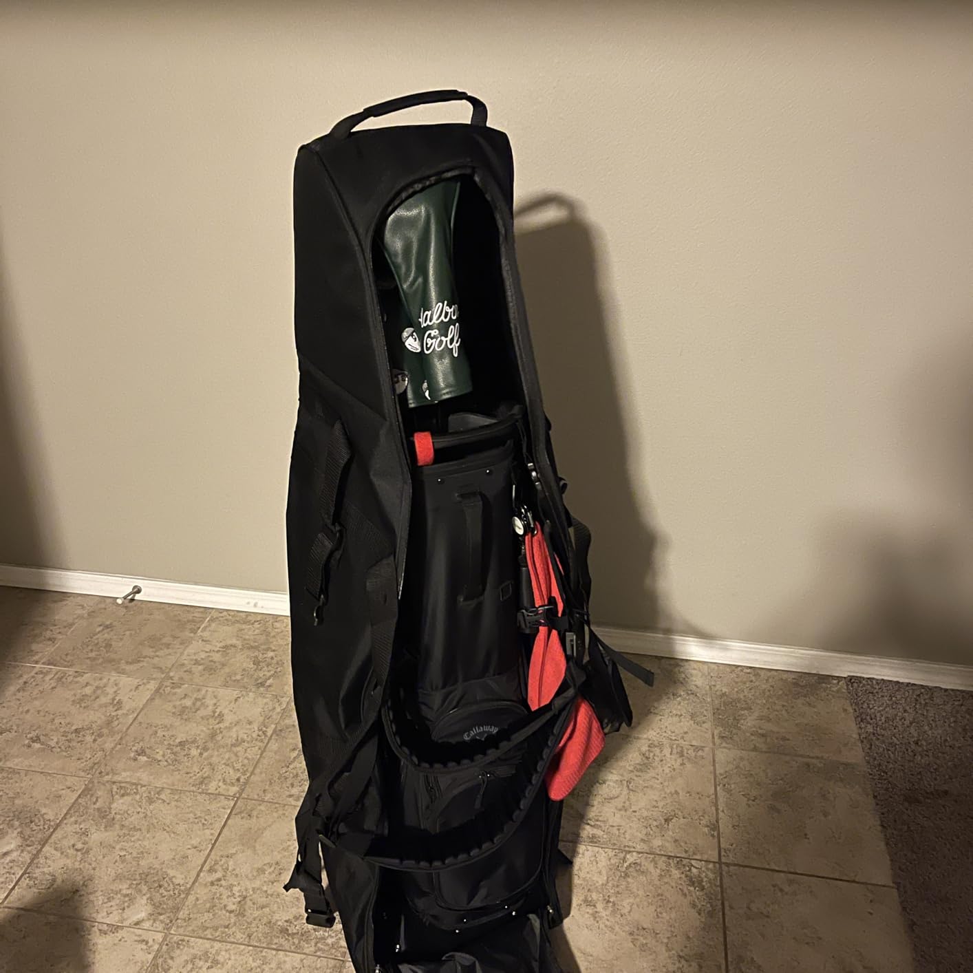 Soft-Sided Golf Travel Bag with Wheels customer photo 1