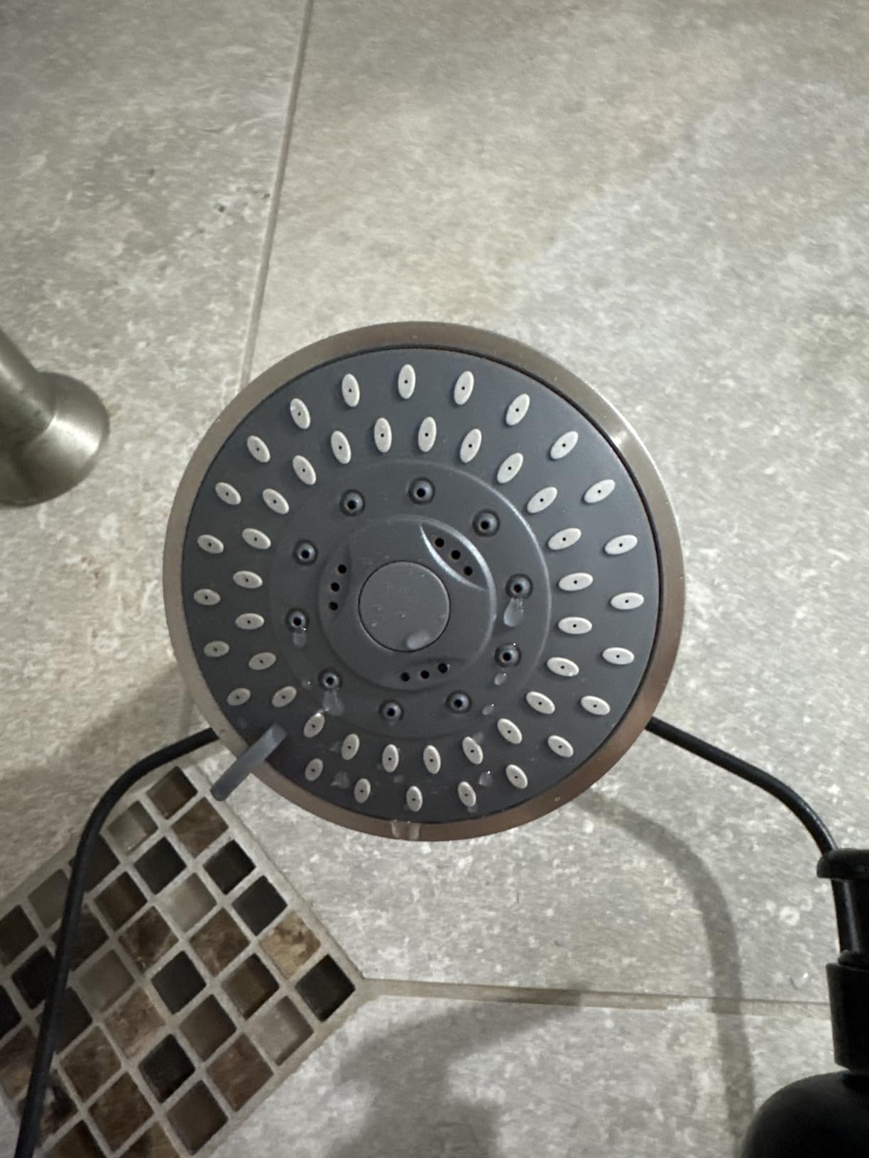 Aisoso Shower Head High Pressure Rain Fixed Showerhead 5-Setting with Adjustable Metal Swivel Ball Joint - Relaxed Shower Experience Even at Low Water Flow & Pressure customer photo 1