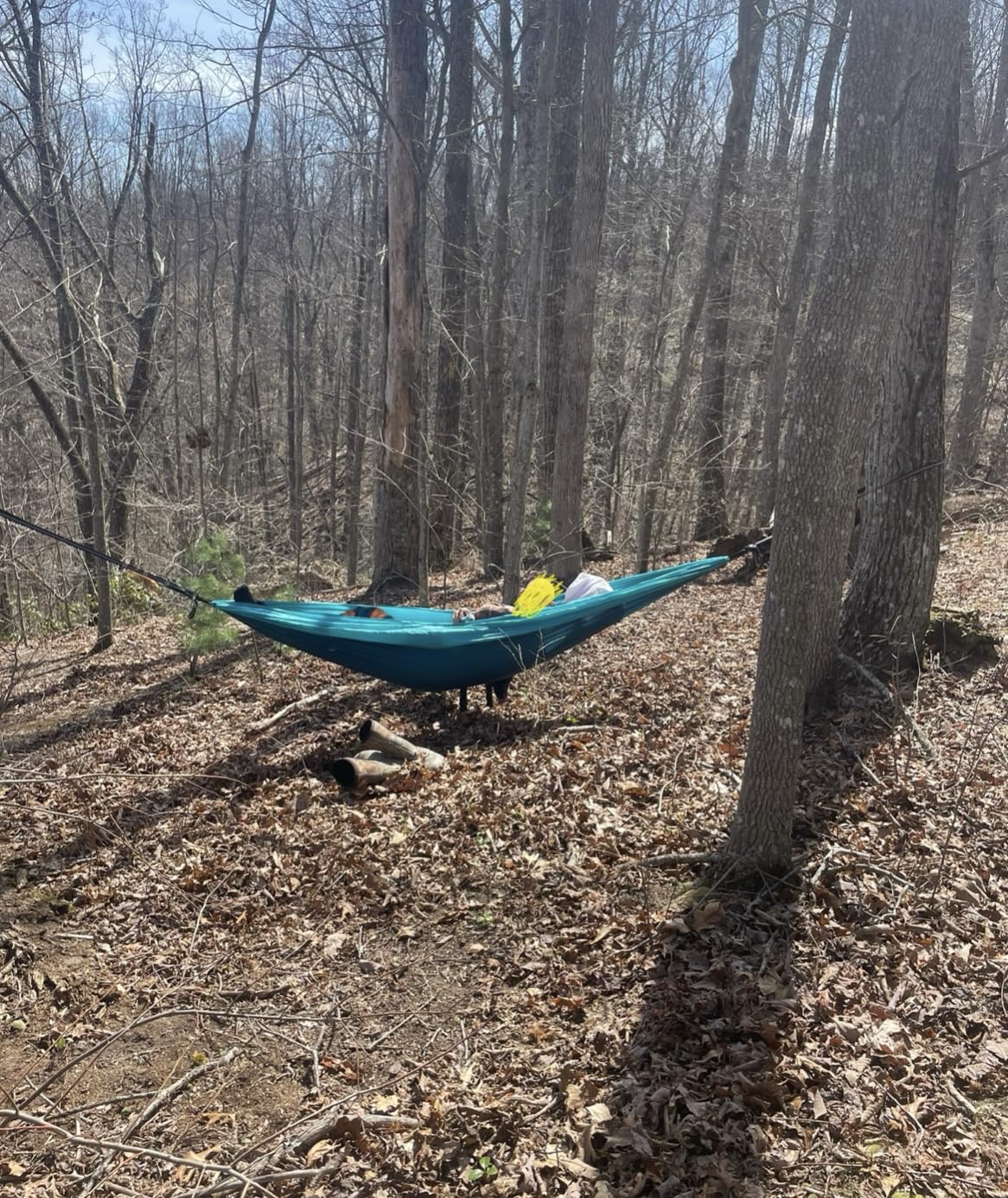 AnorTrek Camping Hammock, Super Lightweight Portable Parachute Hammock with Two Tree Straps Single or Double Nylon Travel Tree Hammocks for Camping Backpacking Hiking customer photo 1