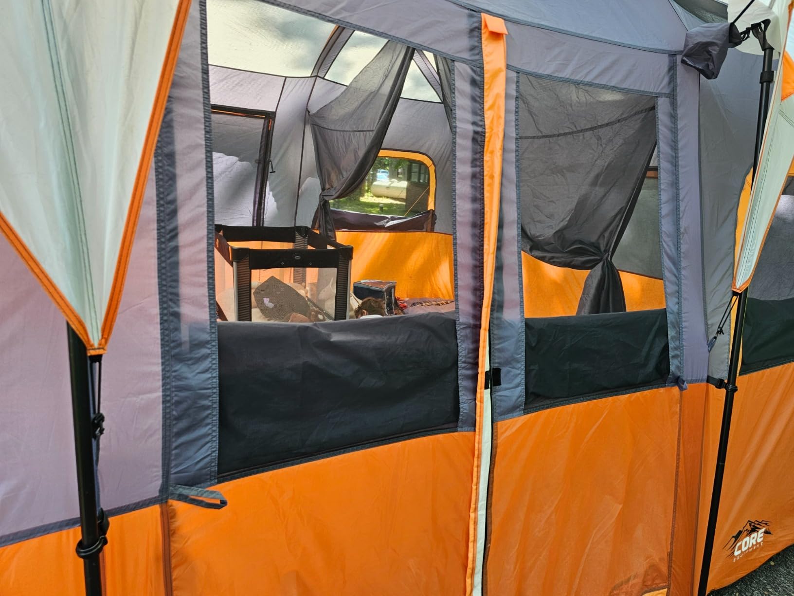 CORE Tent for Family Camping | 10 Person / 11 Person / 12 Person Large Multi Room Cabin Tents for Car Camping and Outdoor Adventures customer photo 2