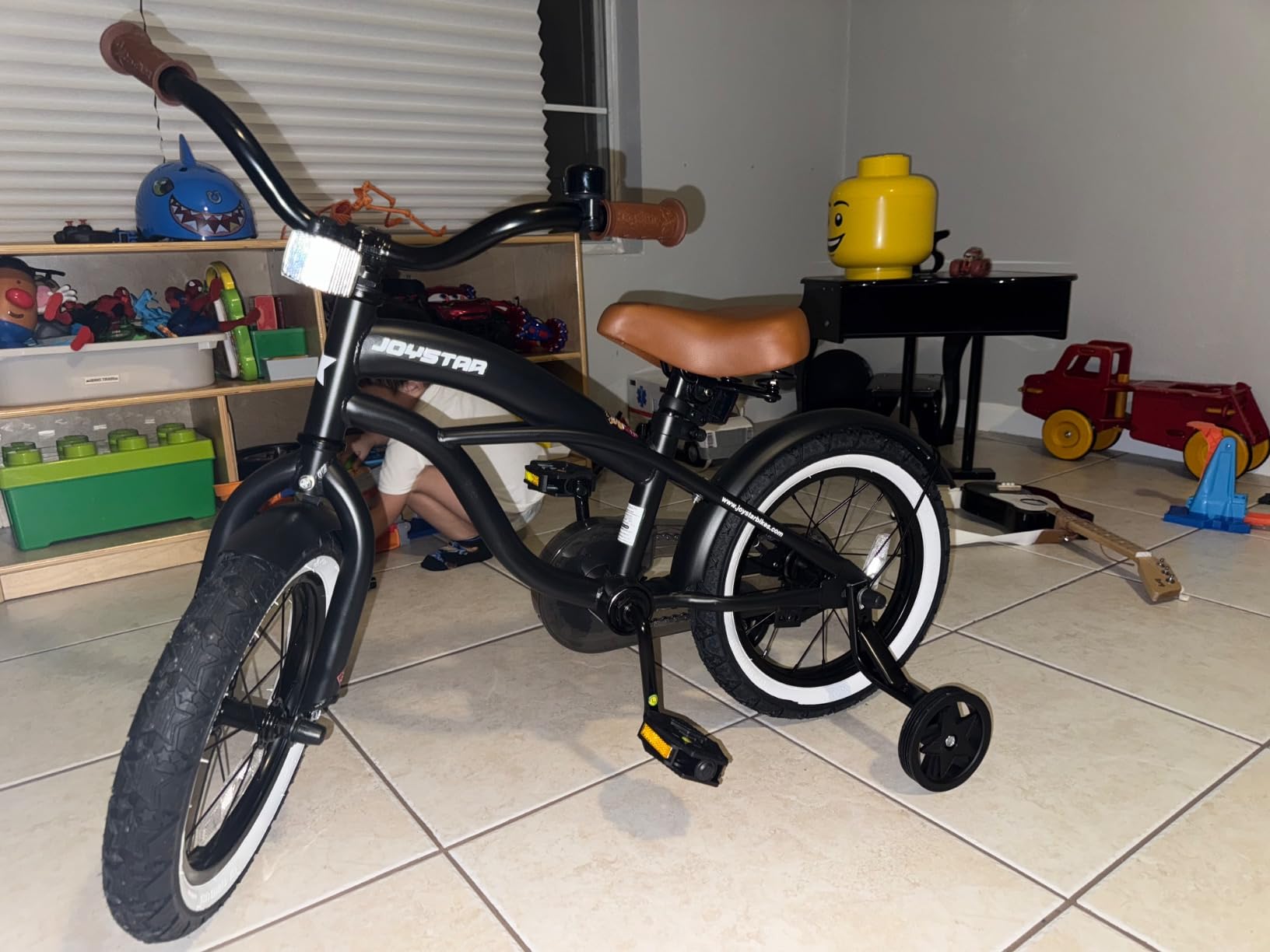 JOYSTAR 12 14 16 Inch Kids Cruiser Bike for Ages 2-7 Years Old Girls & Boys, Kids' Bike with Training Wheels, Coaster Brake, Adjustable Seat & Fenders, Child Bicycles customer photo 2