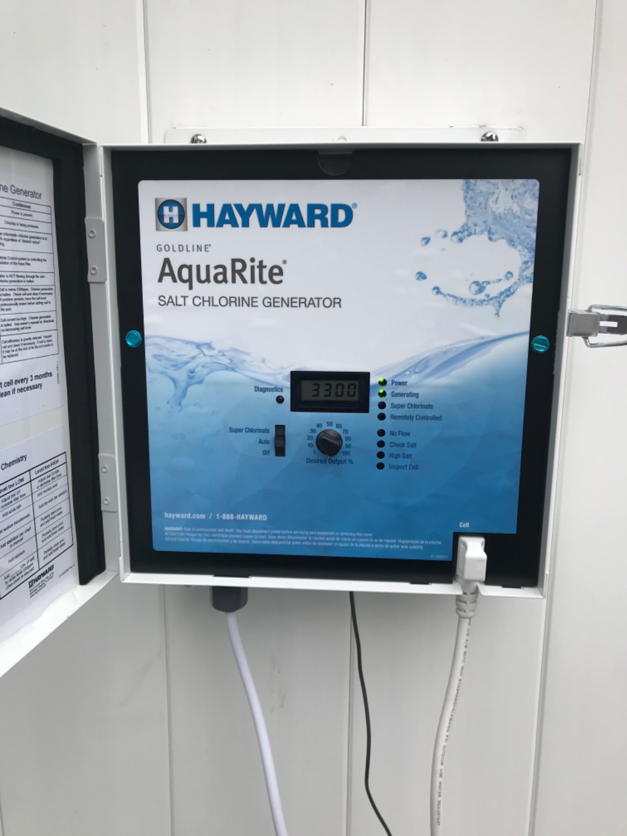 Hayward Salt System Aquarite Salt Chlorine Generator for In-Ground Pools up to 40,000 Gallons, W3AQR15 Replacement for AQR15 customer photo 2