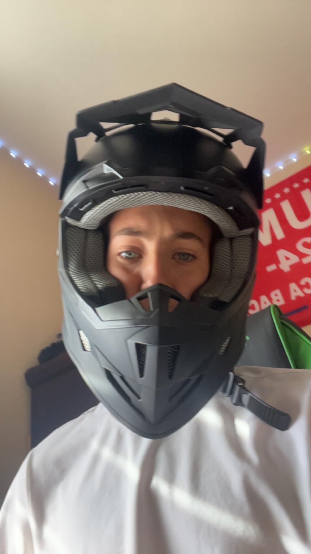 GLX GX23 Dirt Bike/Motocross Helmet - DOT Approved customer photo 1