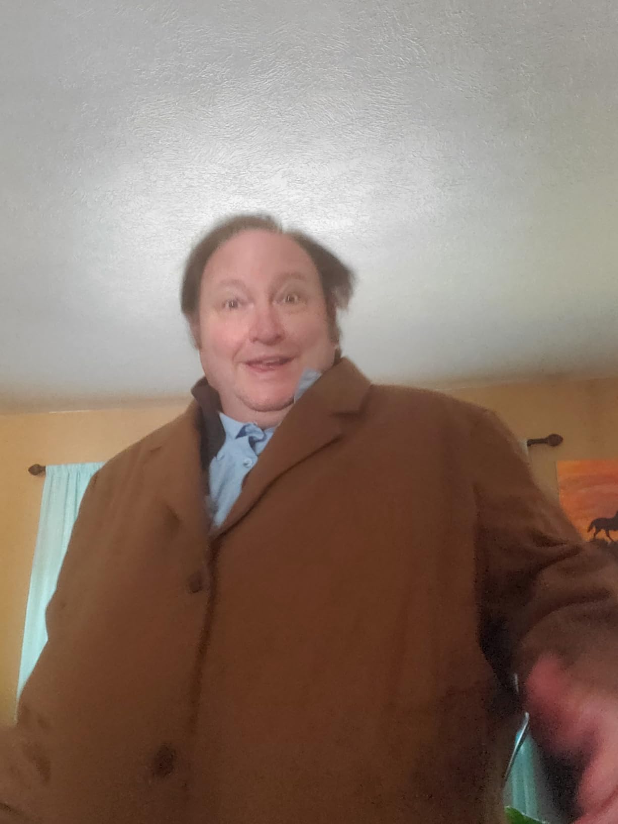 Men's Henry Wool Blend Top Coat (Regular and Big & Tall Sizes) customer photo 2
