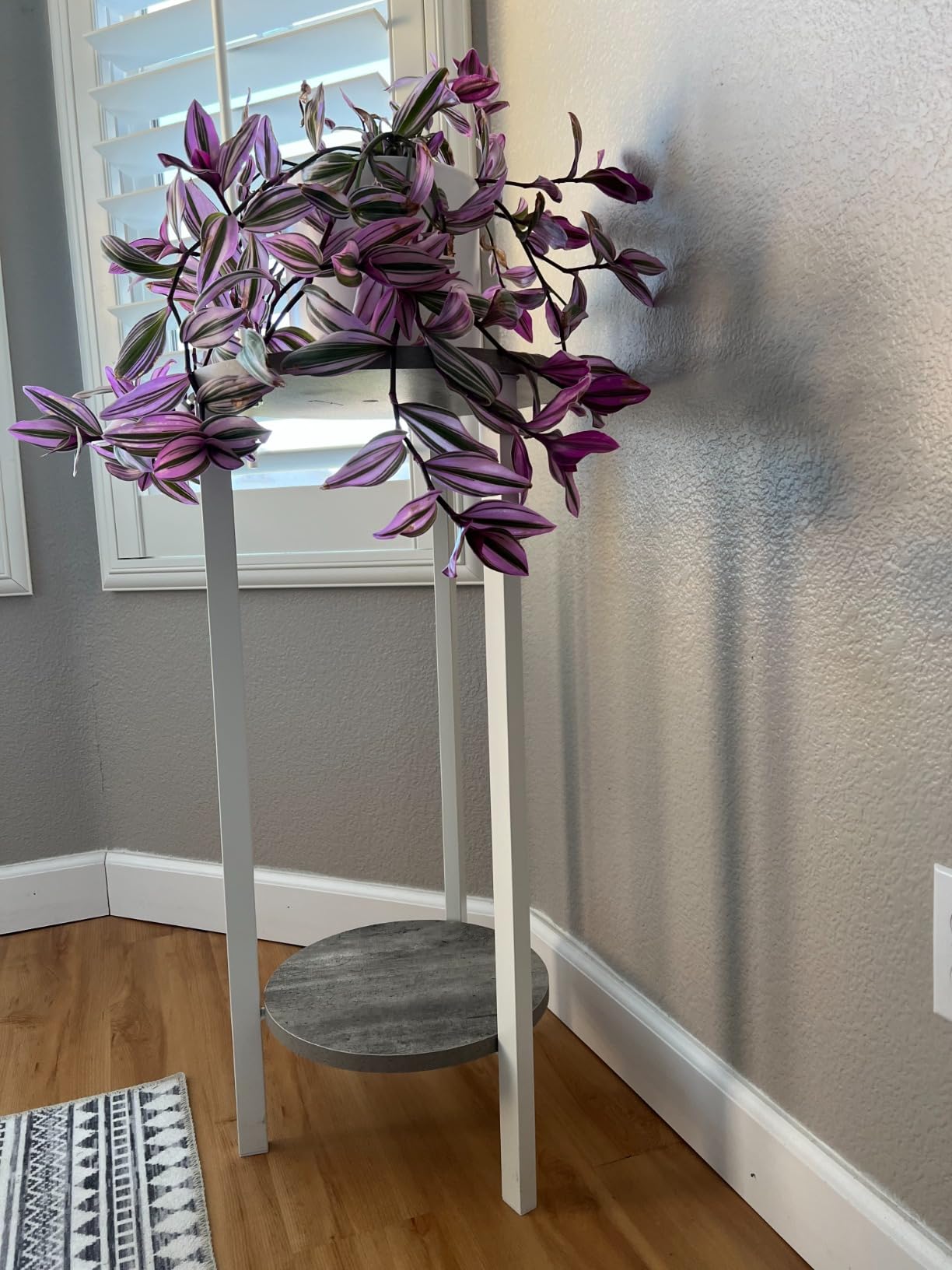 Convenience Concepts Graystone 2 Tier Tall Plant Stand 31