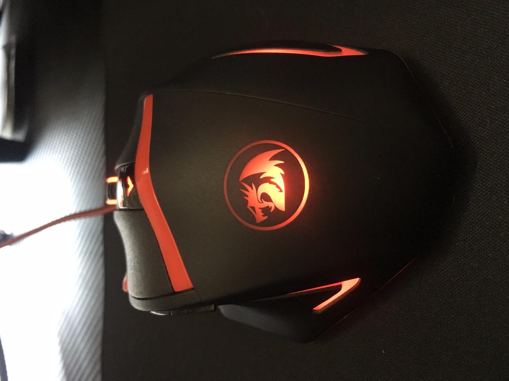 Redragon M801 Wireless Gaming Mouse, RGB Gaming Mouse with MMO 9 Programmable Macro Editing Buttons, UP 16000 Adjustable DPI, Rapid Fire Button for Game, Windows,PC - Wireless, Black customer photo 2