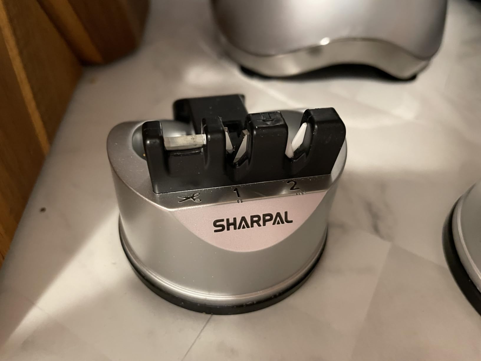 SHARPAL 191H Knife Scissors Sharpener | Repairs, Restores & Sharpens Straight, Serrated & Kitchen Knives - Versatile Sharpening Tool for Blades customer photo 2