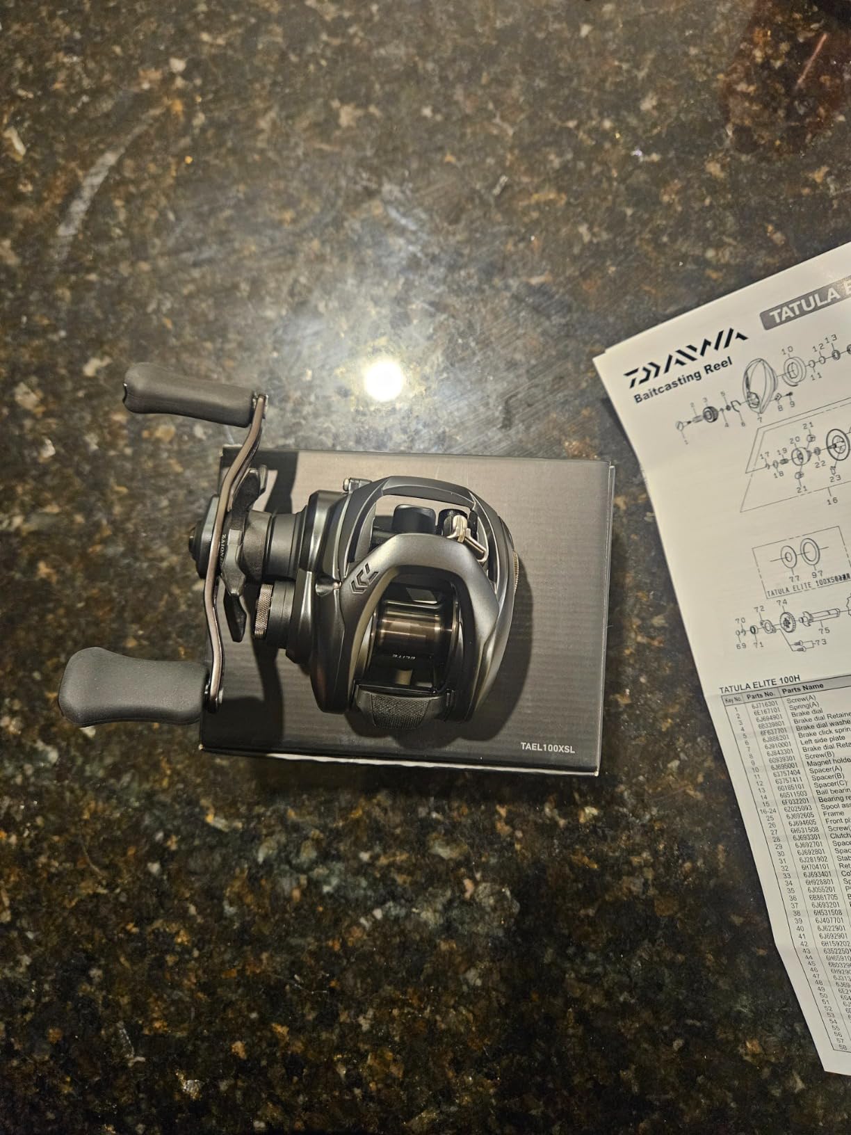 Daiwa TATULA Elite BAITCAST Reel, Xtra Hyper Speed customer photo 1