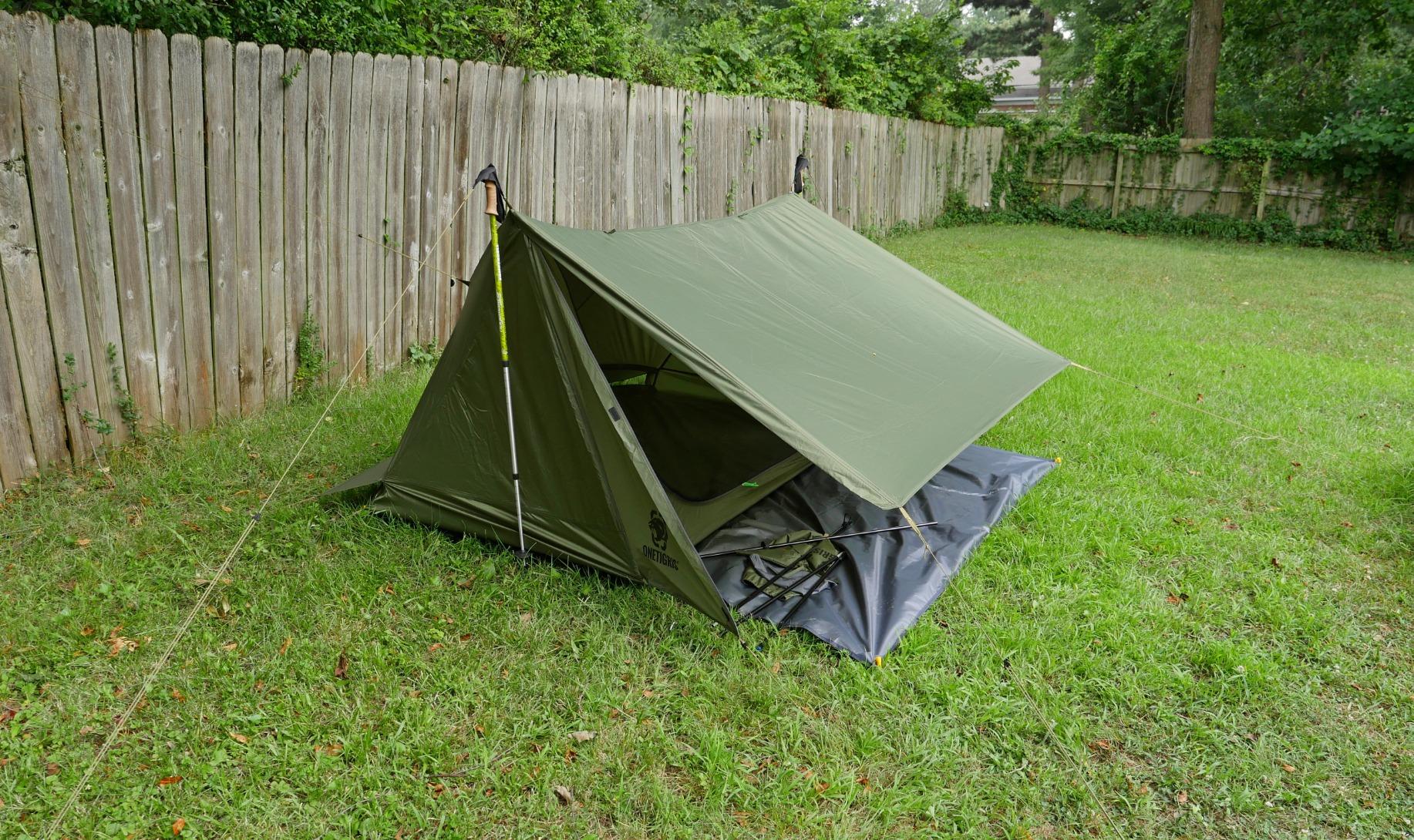 OneTigris Backwoods Bungalow Bushcraft Shelter 2.0, Ultralight Backpacking Tent with Porch customer photo 1