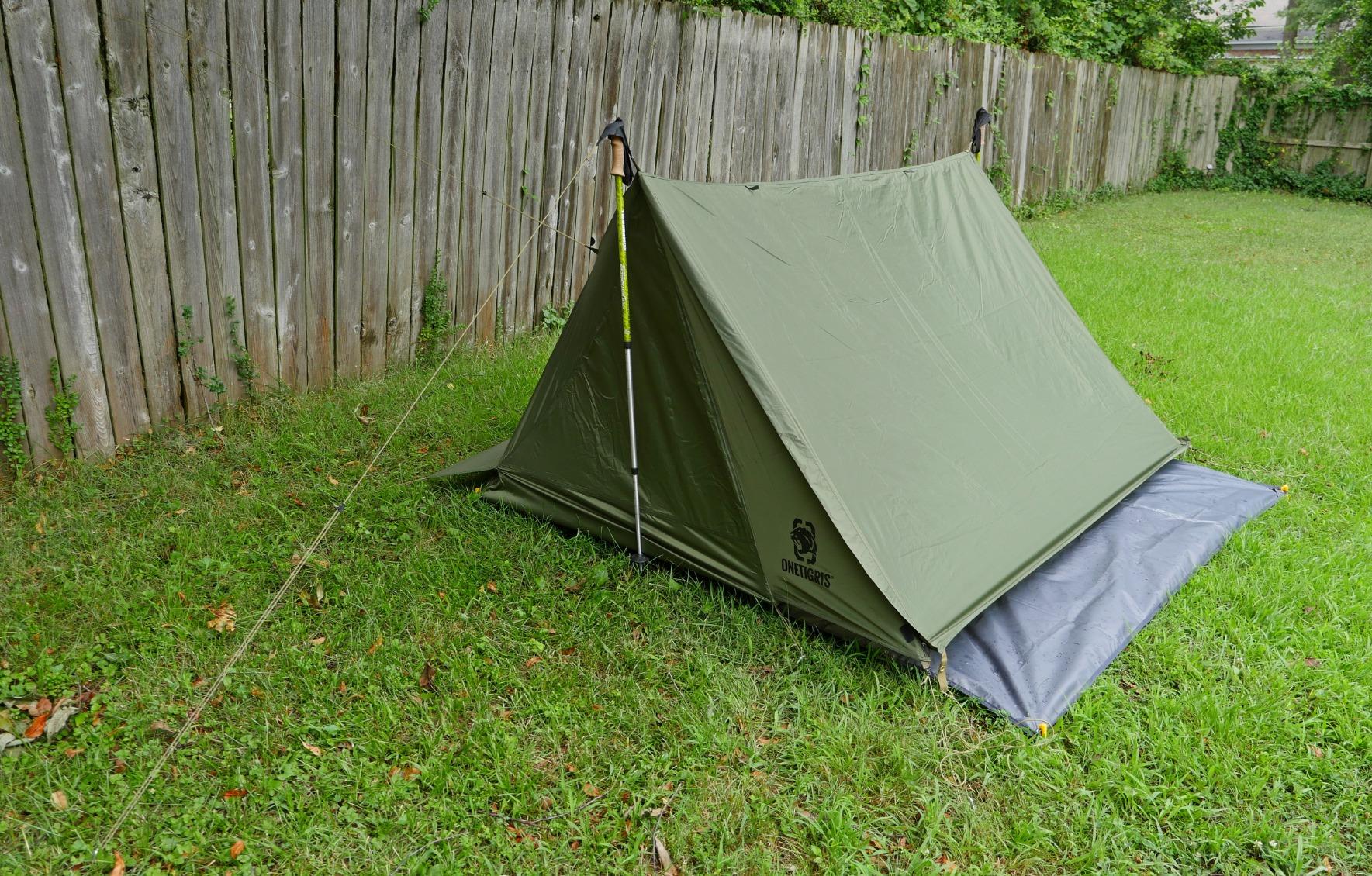 OneTigris Backwoods Bungalow Bushcraft Shelter 2.0, Ultralight Backpacking Tent with Porch customer photo 2