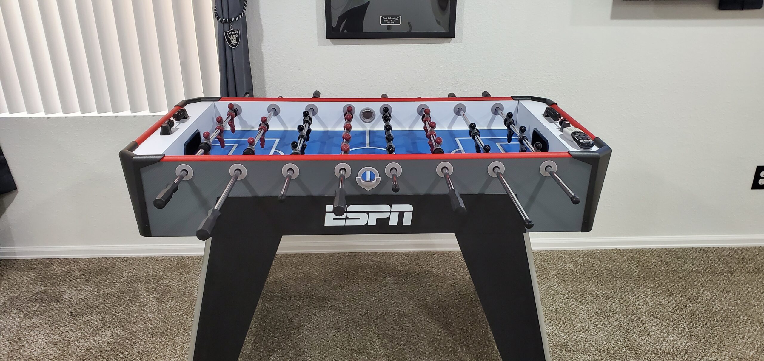Hall of Games Foosball Tables Multiple Styles, Soccer with Durable & Stylish Designs with Tabletop Sports Soccer Balls, Perfect for Family Game Rooms customer photo 2