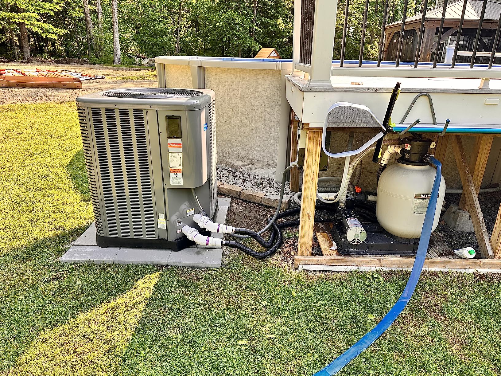 Raypak Heat Pump 8450 Model with Titanium Heat Exchanger, 140K BTU customer photo 1