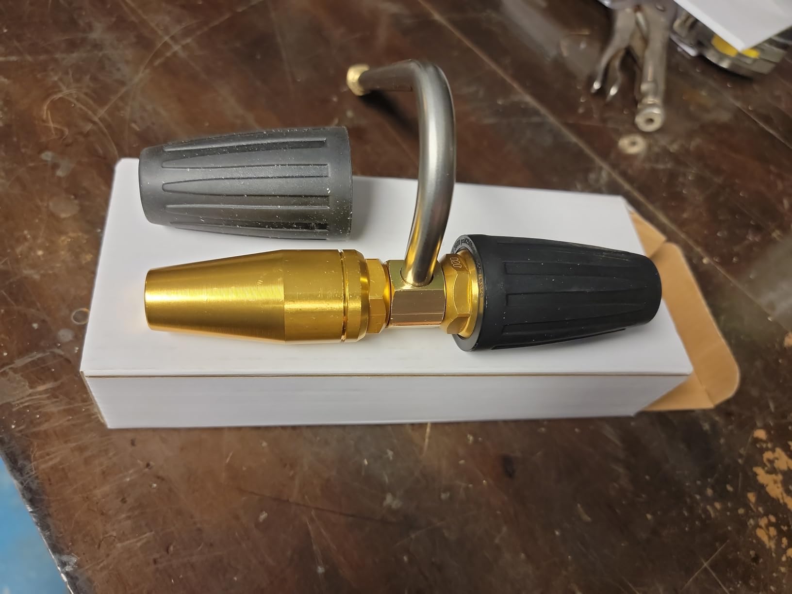 Tool Daily Gutter Cleaner Attachment for Pressure Washer, 2 Rotating Turbo Nozzle, 1/4 Inch Quick Connect, 3300 PSI customer photo 1