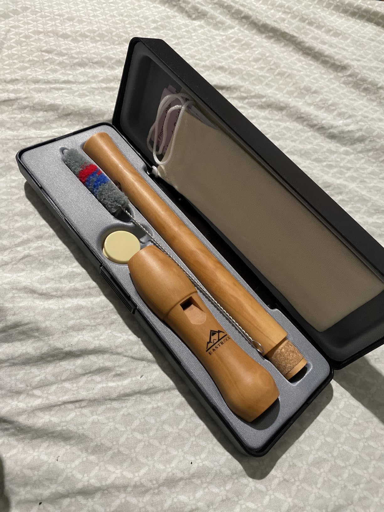 Eastrock Recorder Instrument for Adults Soprano Recorder Baroque Maple Wood C Key 2 Piece Recorder With Hard Case customer photo 1