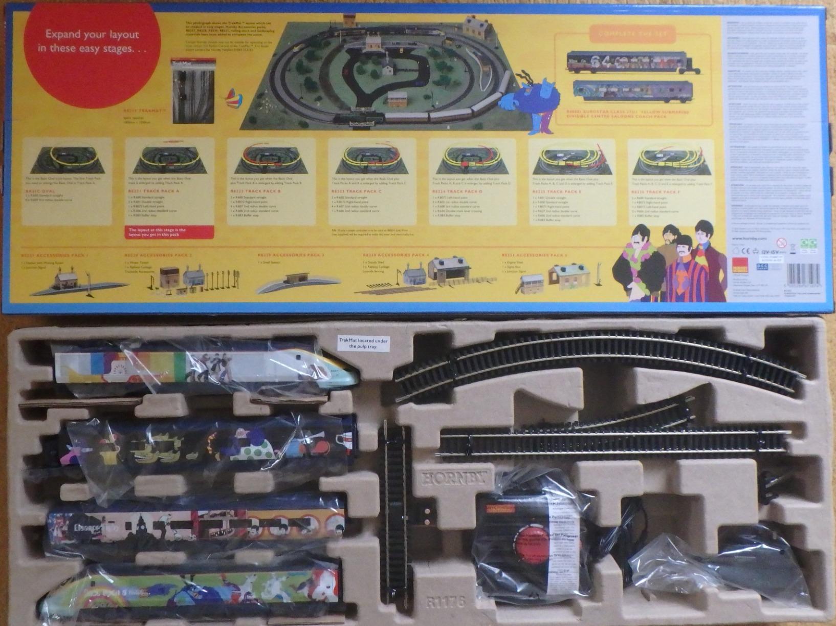 Hornby Electric Train Set - R1253T The Beatles Yellow Submarine - OO Gauge Train Starter Sets customer photo 1