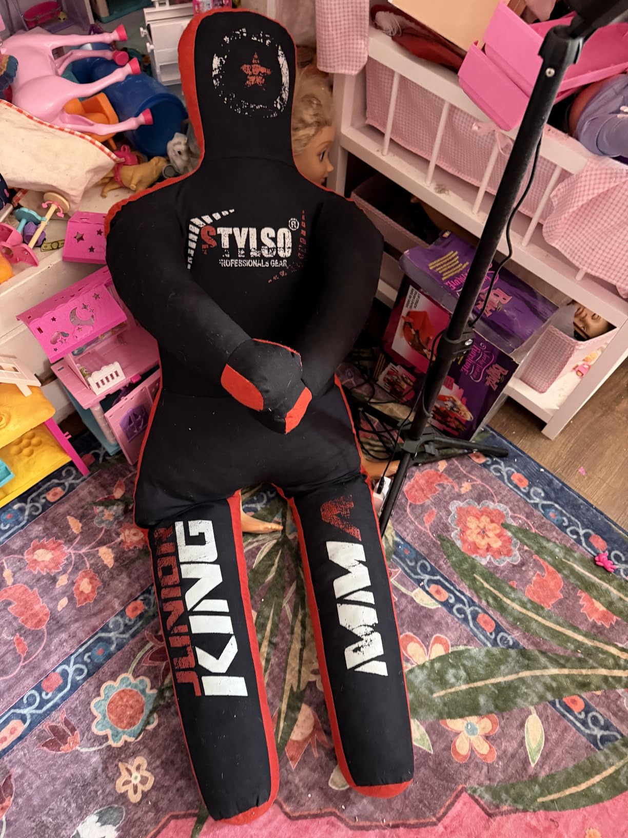 Unfilled Wrestling Dummy for Kids - Youth Grappling Dummy BJJ, MMA, Jiu Jitsu & Judo Training Partner - Durable Martial Arts Practice Buddy customer photo 2