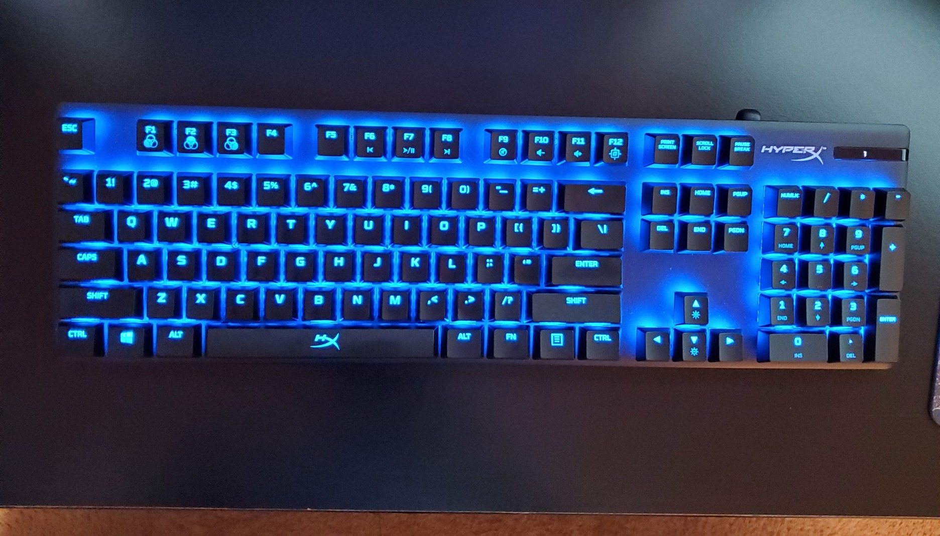 HyperX Alloy Origins Core - Tenkeyless Mechanical Gaming Keyboard, Software Controlled Light & Macro Customization, Compact Form Factor, RGB LED Backlit, Tactile HyperX Aqua Switch, Black customer photo 2