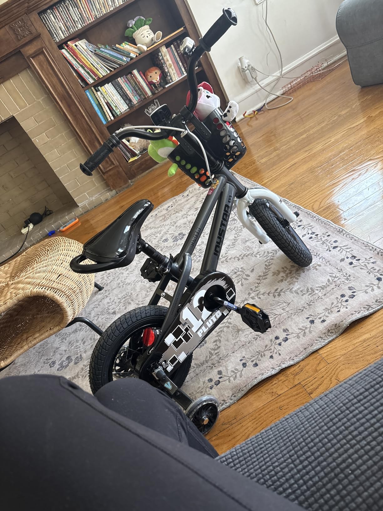 JOYSTAR Pluto 12 14 16 18 20 Inch Kids Bike with Light Up Training Wheels, Kids' Bicycle for Boys Girls Age 3-12 Years, Children Bikes, Multiple Colors customer photo 2