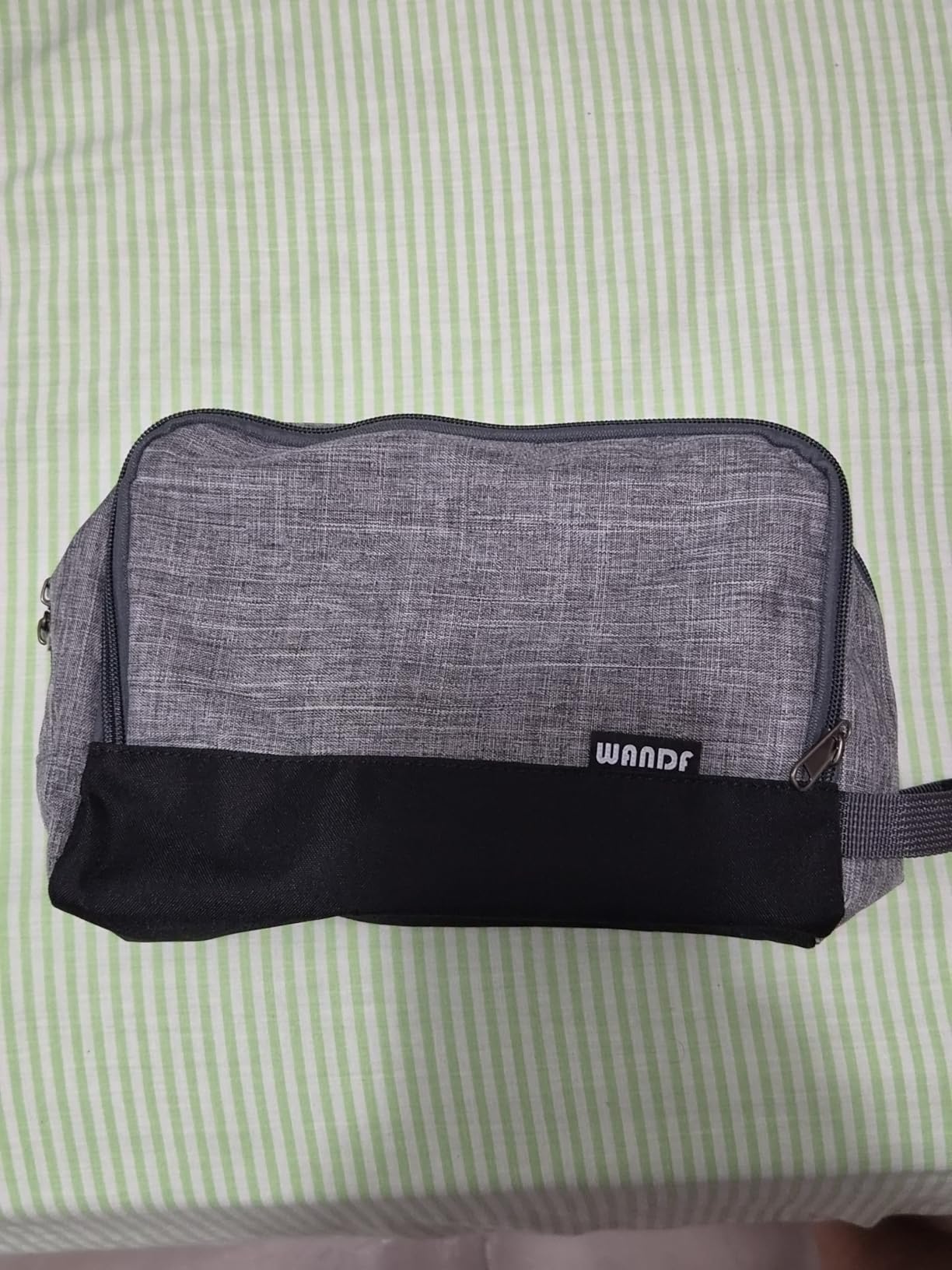 Toiletry Bag for Men Hanging Dopp Kit Water Resistant Shaving Bag Small Toiletry Bag for Traveling (Denim Grey) customer photo 1