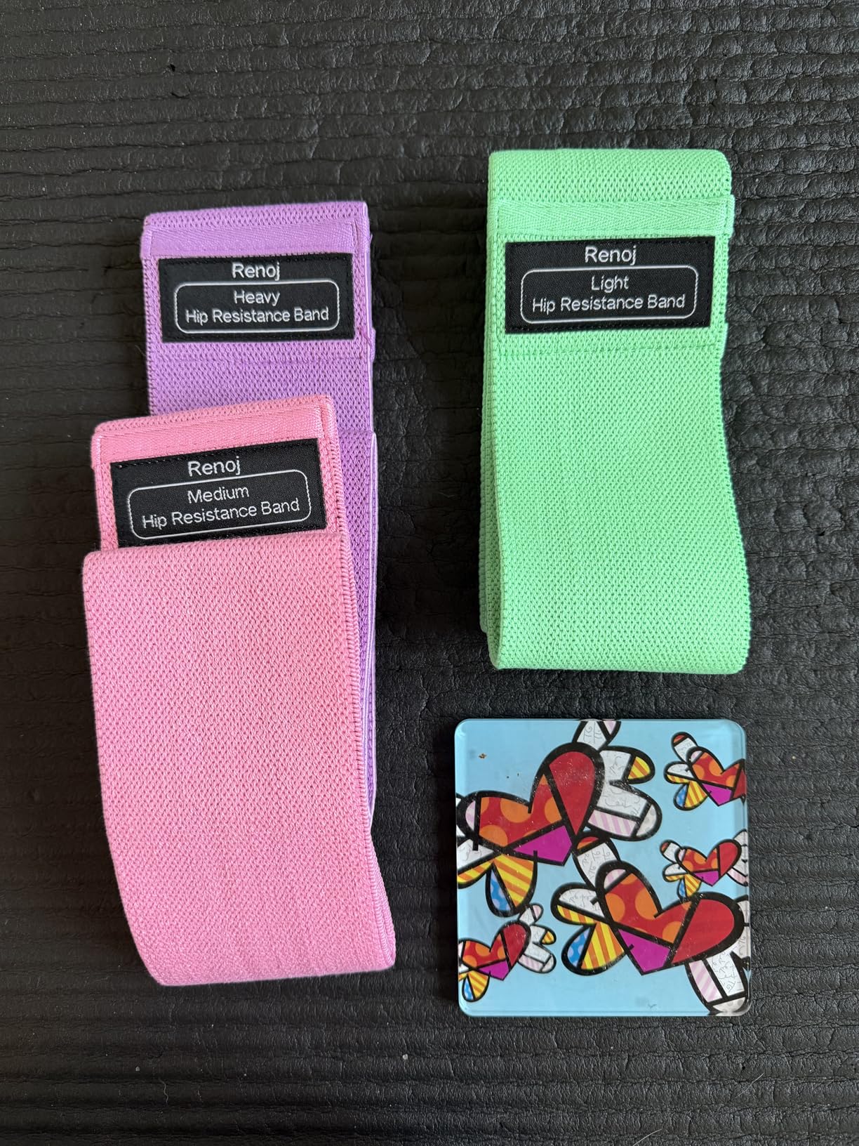 Renoj Resistance Bands for Working Out: 3-Set Professional Exercise Bands for Pilates, Yoga, Home Gym customer photo 1