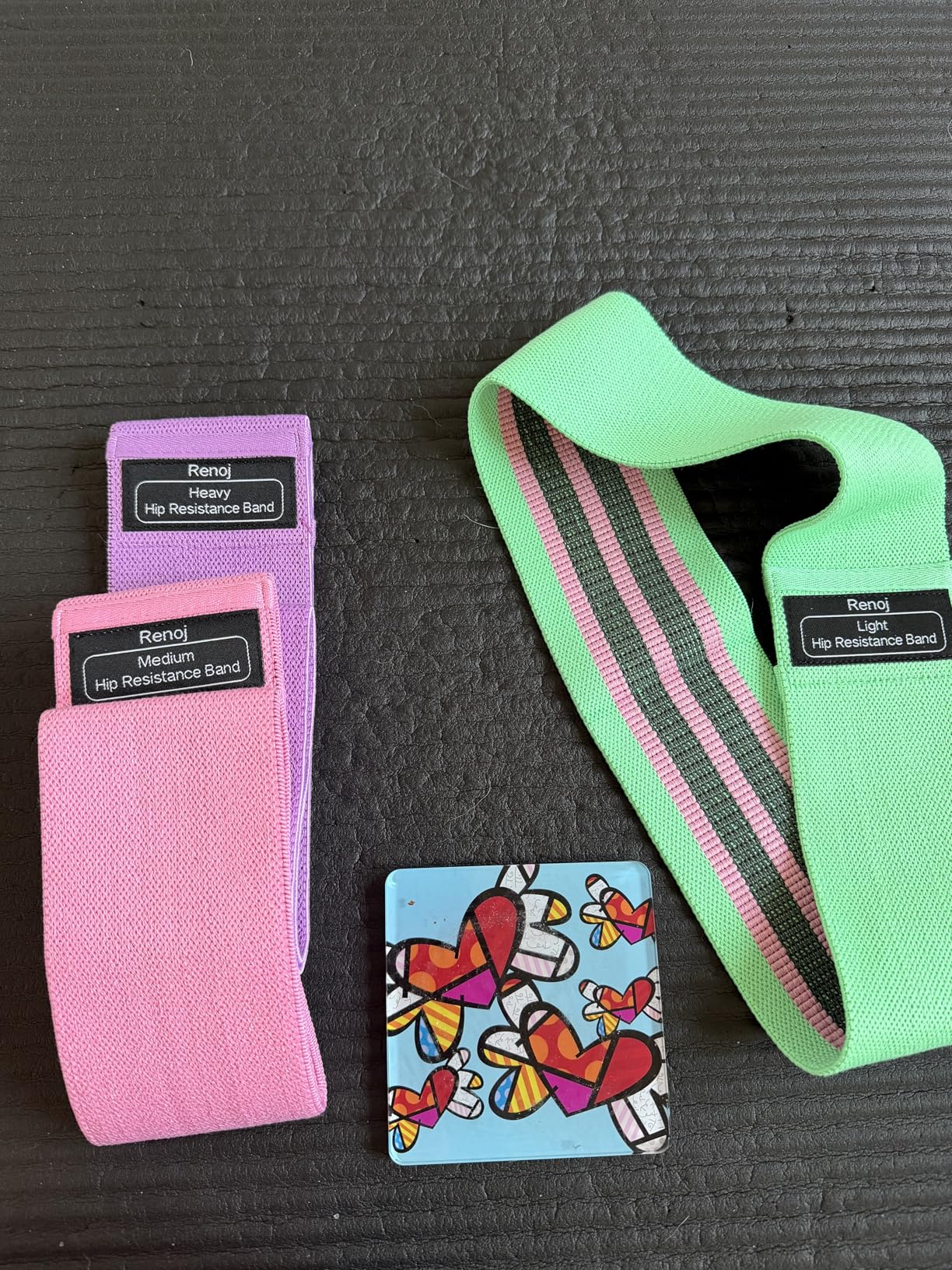 Renoj Resistance Bands for Working Out: 3-Set Professional Exercise Bands for Pilates, Yoga, Home Gym customer photo 2