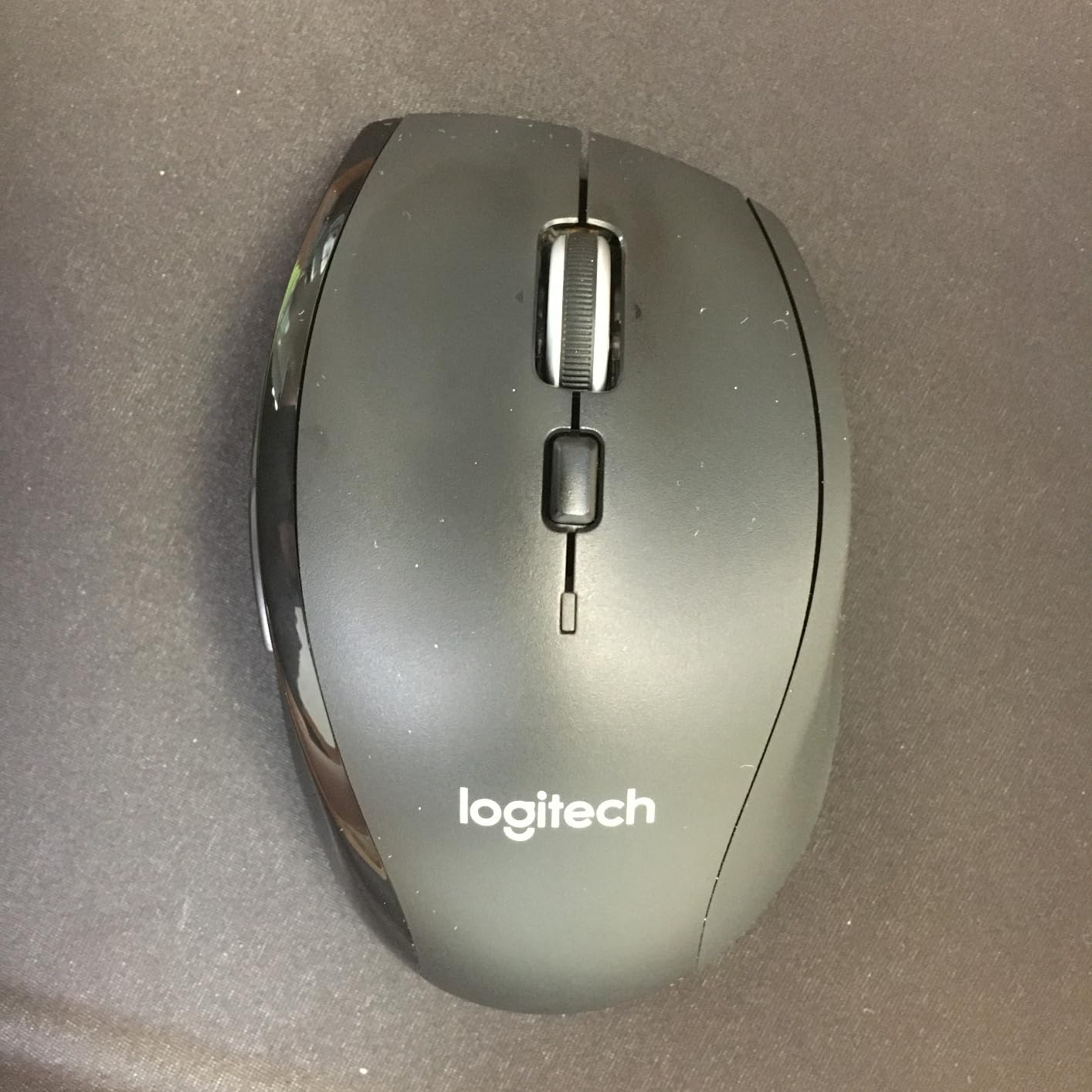Logitech M705 Marathon Wireless Mouse, Gaming Mouse Wireless, 2.4 GHz USB-A Receiver, 5-Programmable Buttons, 3-Year Battery, PC, Mac, Laptop, Chromebook - Black customer photo 1