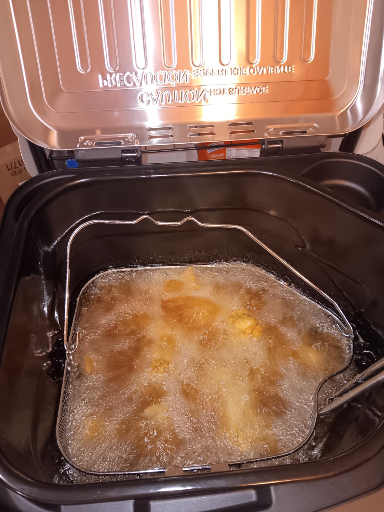 Masterbuilt 3-in-1 10 Liter XL Electric Turkey Fryer plus Boiler and Steamer Combination with Drain Basket, Stainless Steel customer photo 2