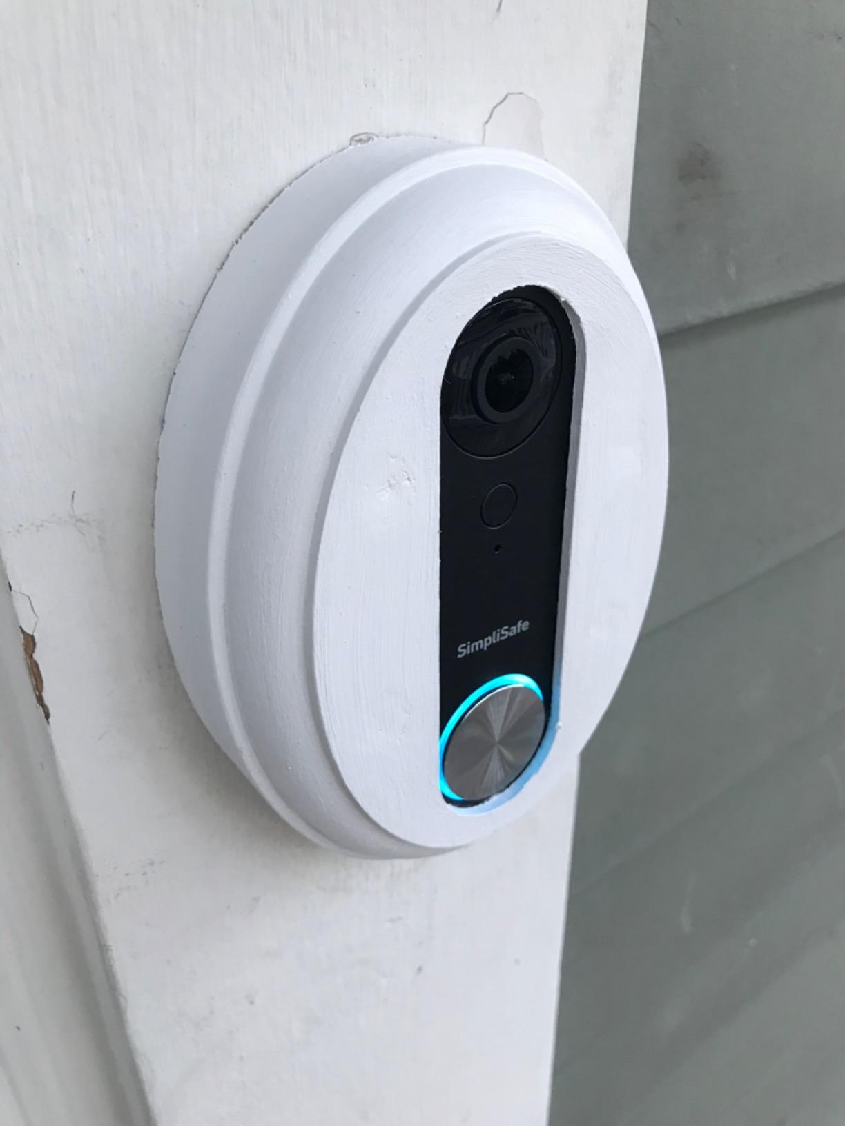 SimpliSafe Wired Doorbell, 1080p - Compatible with SimpliSafe Home Security System - Latest Gen customer photo 2
