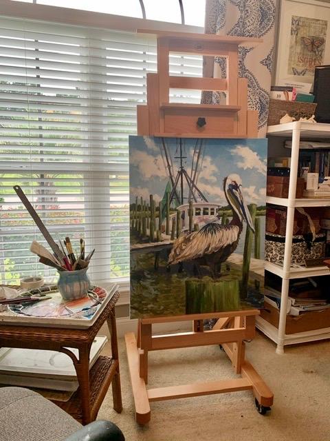 MEEDEN Movable Large H-Frame Painting Easel - Artist Studio Easel - Heavy Duty Art Easel Stand for Adults, Solid Beech Wood Easels, Holds Canvas Art Up to 78.7