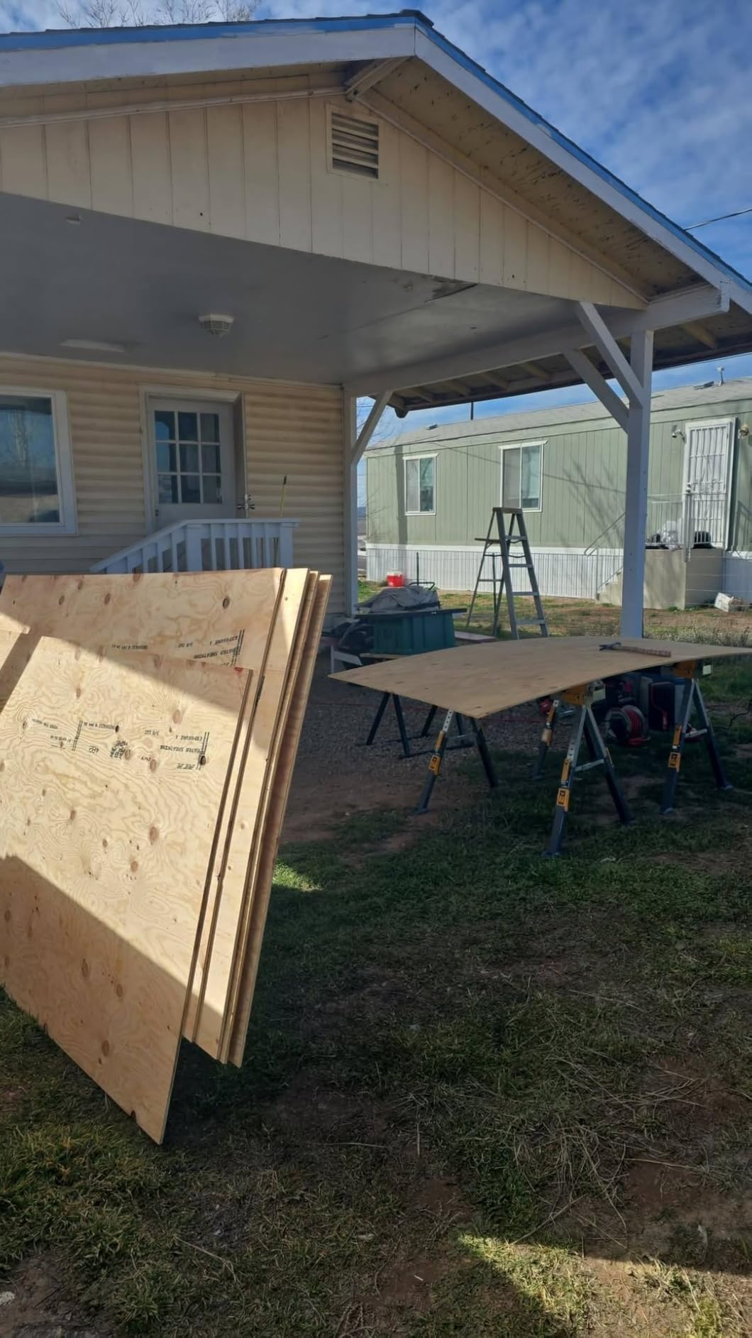 ToughBuilt - Folding Sawhorse & Jobsite Table, Heavy-Duty and Adjustable Work Support with 2x4 Lumber Compatibility for Construction, Carpentry & DIY Projects, 2 Pack (TB-C700-2) customer photo 2