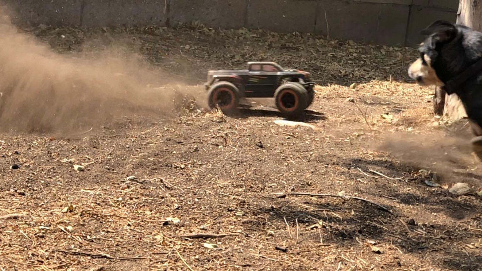HAIBOXING Remote Control Car 16889, 1:16 Scale 2.4Ghz RC Cars 4x4 Off Road Trucks, Waterproof RTR RC Monster Truck 36KM/H, Toys for Kids and Adults with 2 Batteries 35+ mins Play customer photo 1