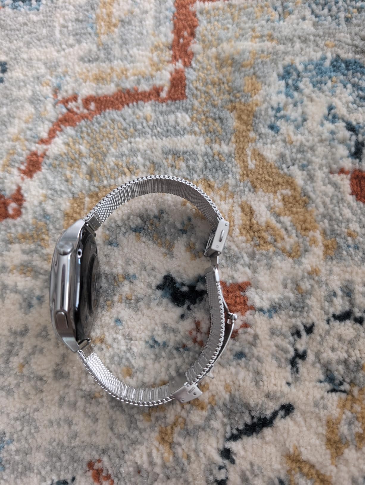 EACHE Stainless Steel Mesh Watch Band for Men Women, Quick Release Mesh Watch Straps 12mm 14mm 16mm 18mm 20mm 22mm customer photo 2
