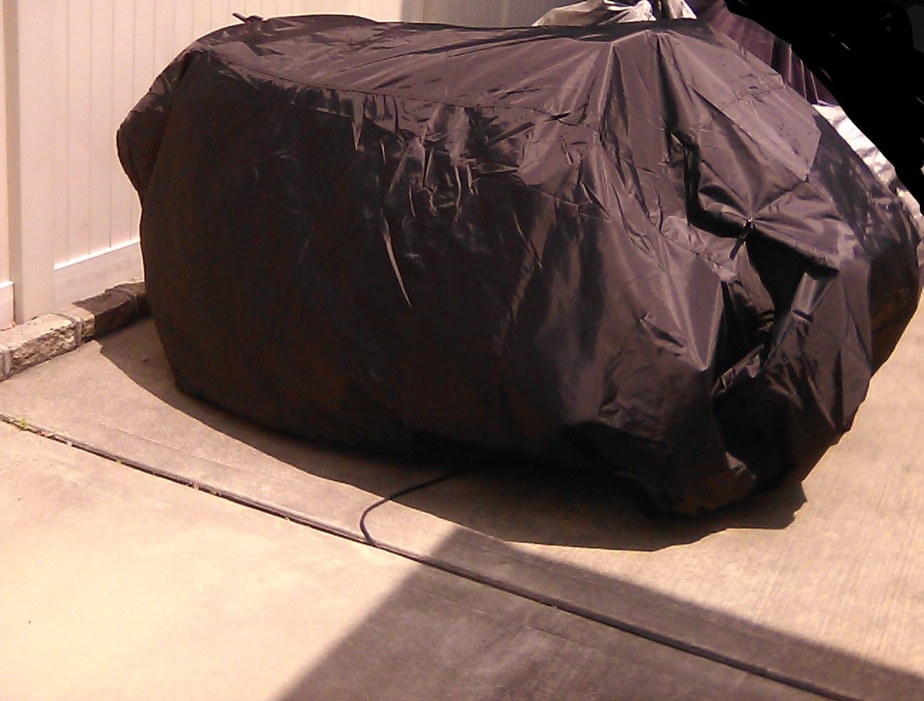 Szblnsm ATV Cover. 420D Heavy Duty Tear-Resistant Fabric. Quad Cover for Kawasaki, Arctic Cat, Honda, Polaris, Yamaha, and More. Protection Against Water, Wind, UV. 4 Wheeler Accessories customer photo 1