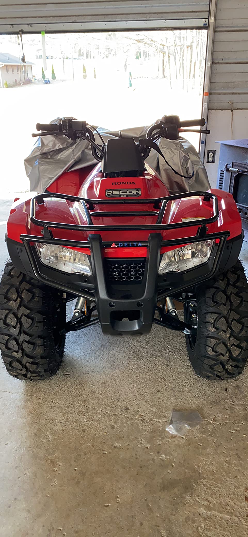 Szblnsm ATV Cover. 420D Heavy Duty Tear-Resistant Fabric. Quad Cover for Kawasaki, Arctic Cat, Honda, Polaris, Yamaha, and More. Protection Against Water, Wind, UV. 4 Wheeler Accessories customer photo 2