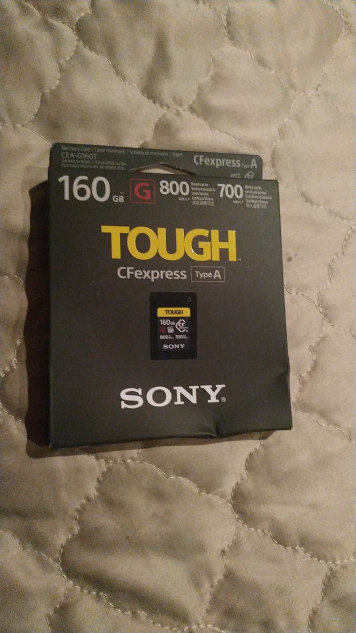 Sony CFexpress Type A 160GB Memory Card, 800MBps Read, 700MBps Write - CEAG160T customer photo 1