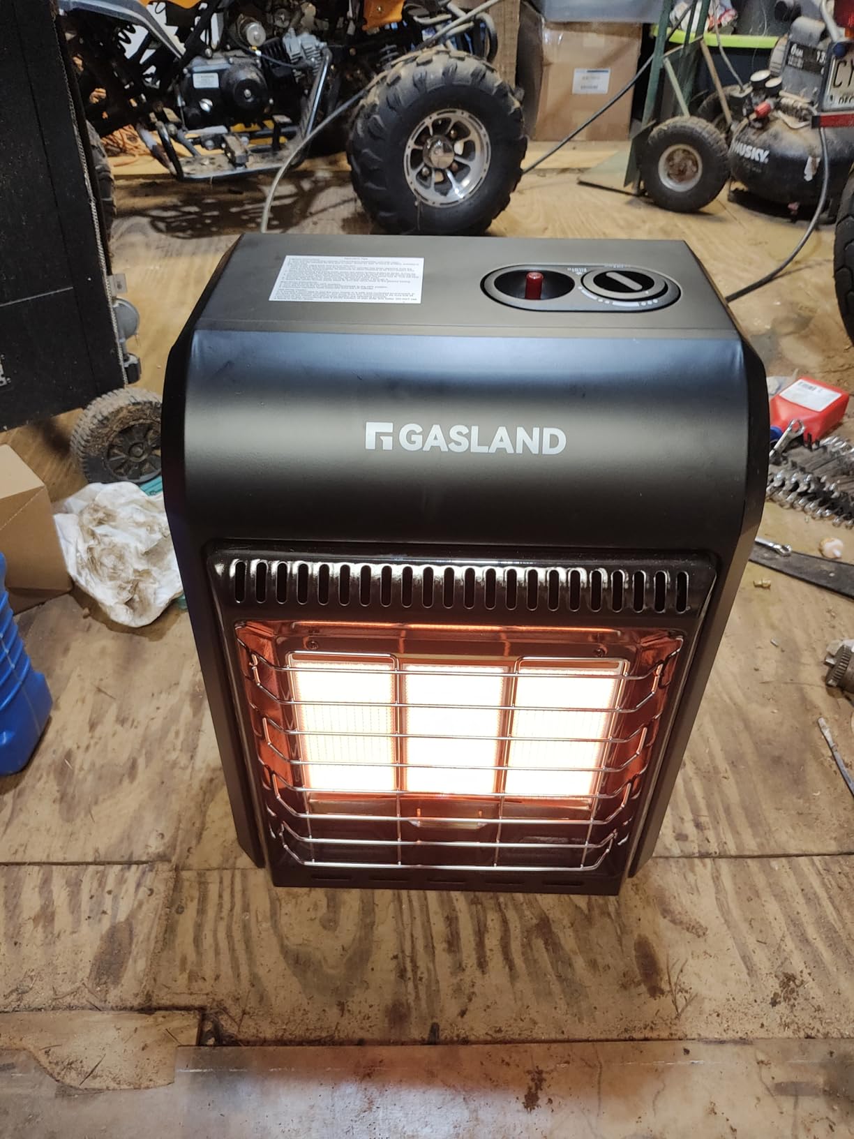 Gasland MHA18BN Propane Radiant Heater, 18,000 BTU Warm Area up to 450 sq. ft, Portable LP Gas Heater for Garages, Workshops and Construction Sites customer photo 1