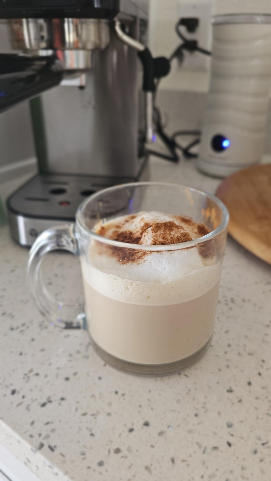 Secura Electric Milk Frother, Automatic Milk Steamer, 4-IN-1 Hot & Cold Foam Maker-8.4oz/240ml Milk Warmer for Latte, Cappuccinos, Macchiato with Silicone Spatula, Silent Operation & Shut-off customer photo 2