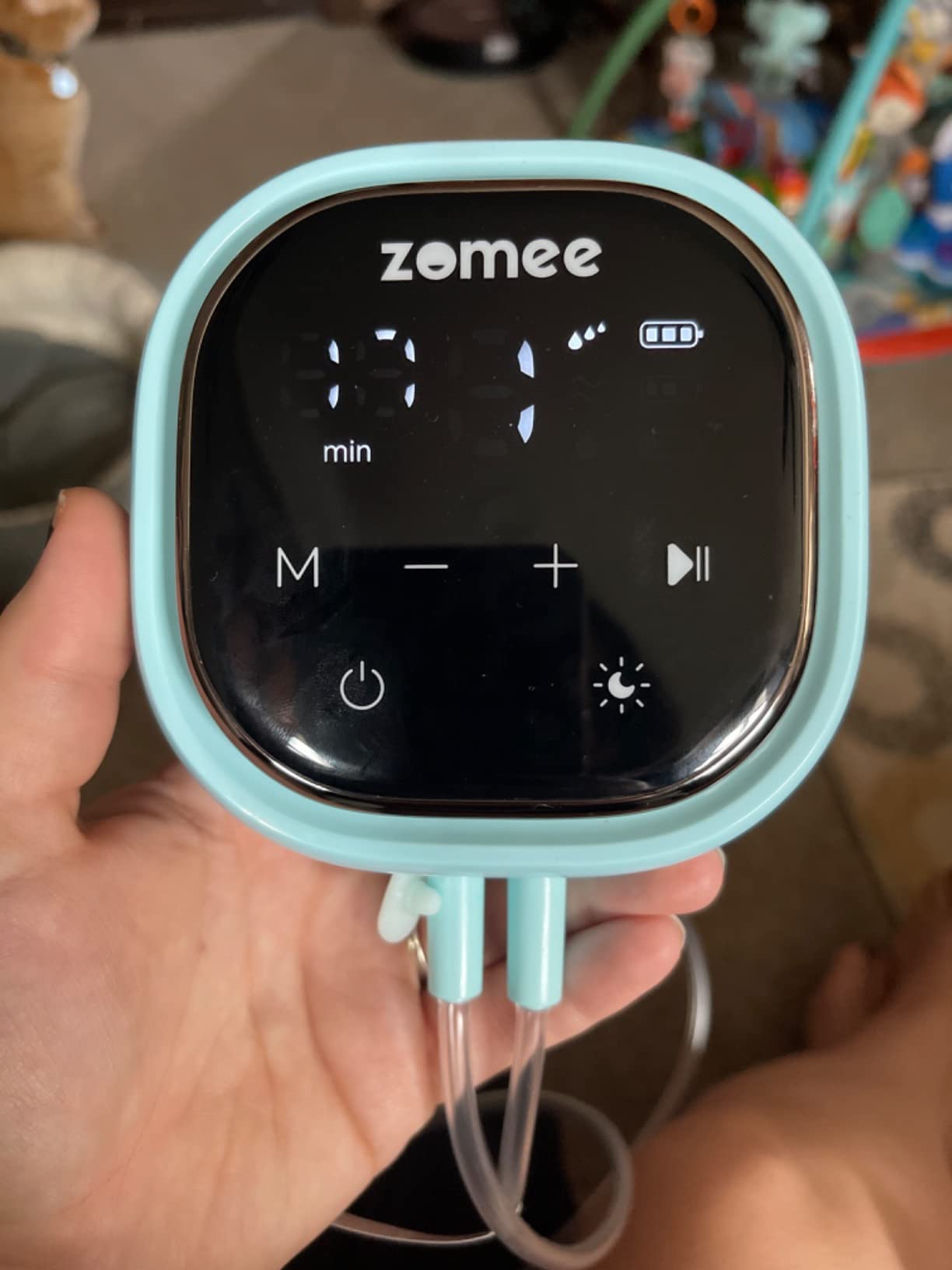 Zomee Z2 Double Electric Breast Pump - Expression, Massage, and 2-Phase Modes - Hospital Grade Rechargeable Portable customer photo 1