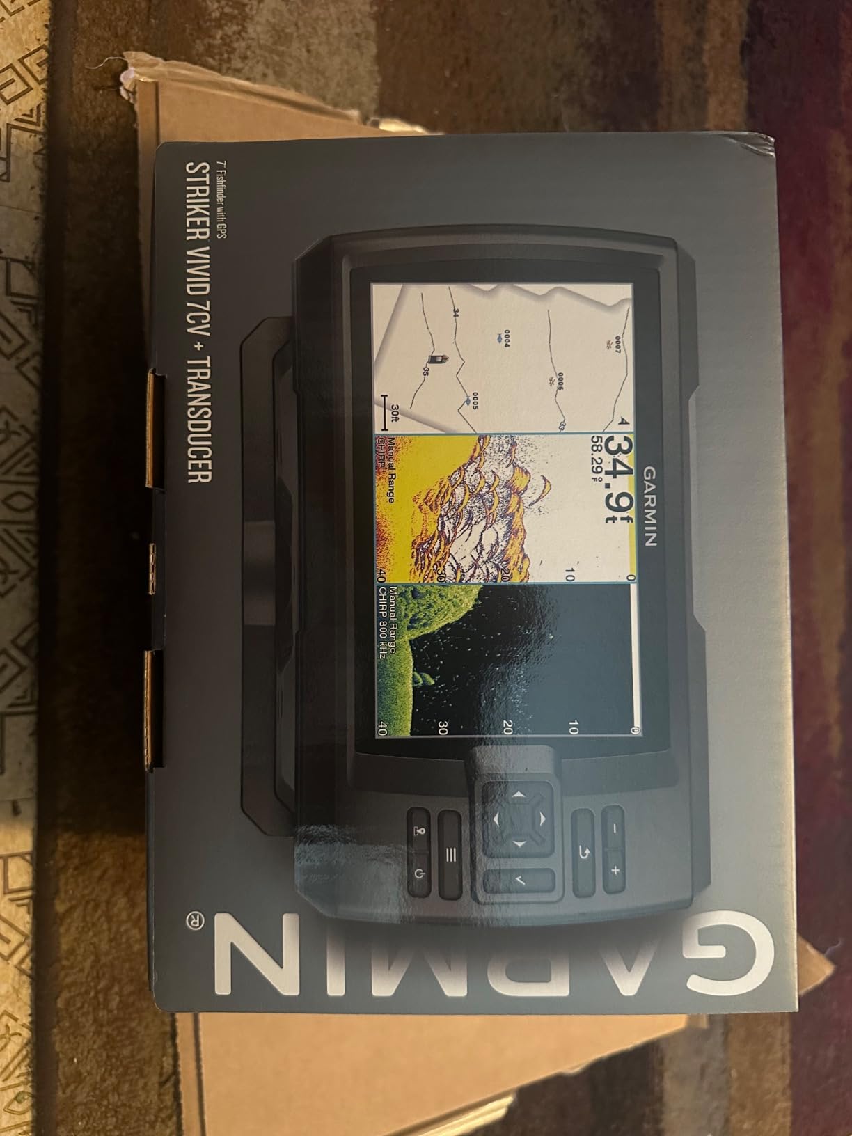 Garmin Striker Vivid 7cv with GT20-TM Transducer - Easy-to-Use 7-inch Color Fishfinder and Sonar Transducer customer photo 1