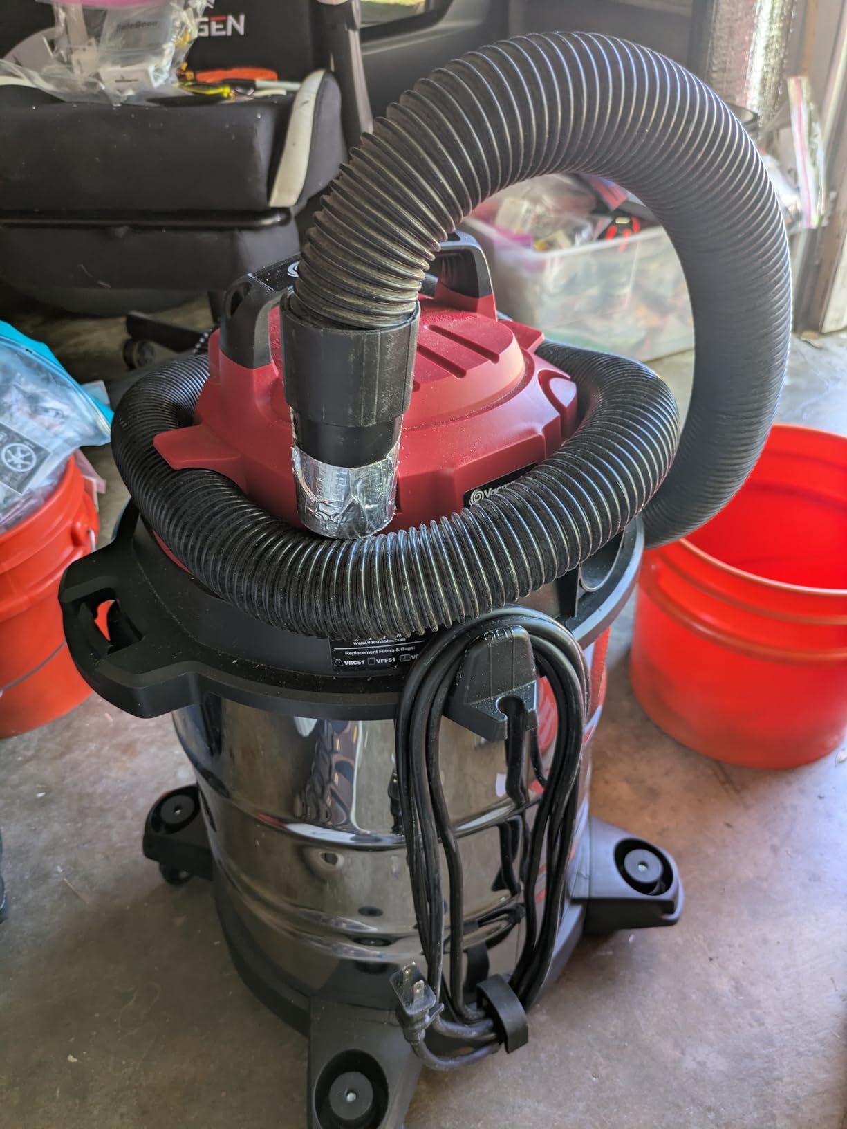 Vacmaster 5-Gallon 4 Peak HP Stainless Steel Wet/Dry Vacuum customer photo 2