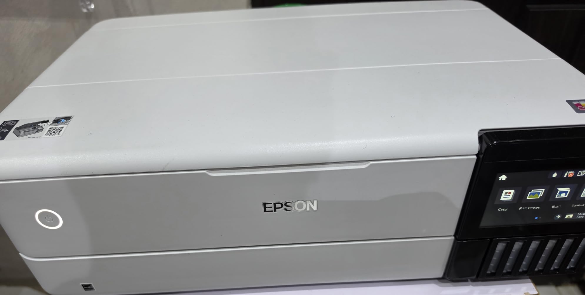 Epson EcoTank Photo ET-8550 Wireless Wide-Format Color All-in-One Supertank Printer - Scanner, Copier - Ethernet - 4.3-inch Color Touchscreen customer photo 2