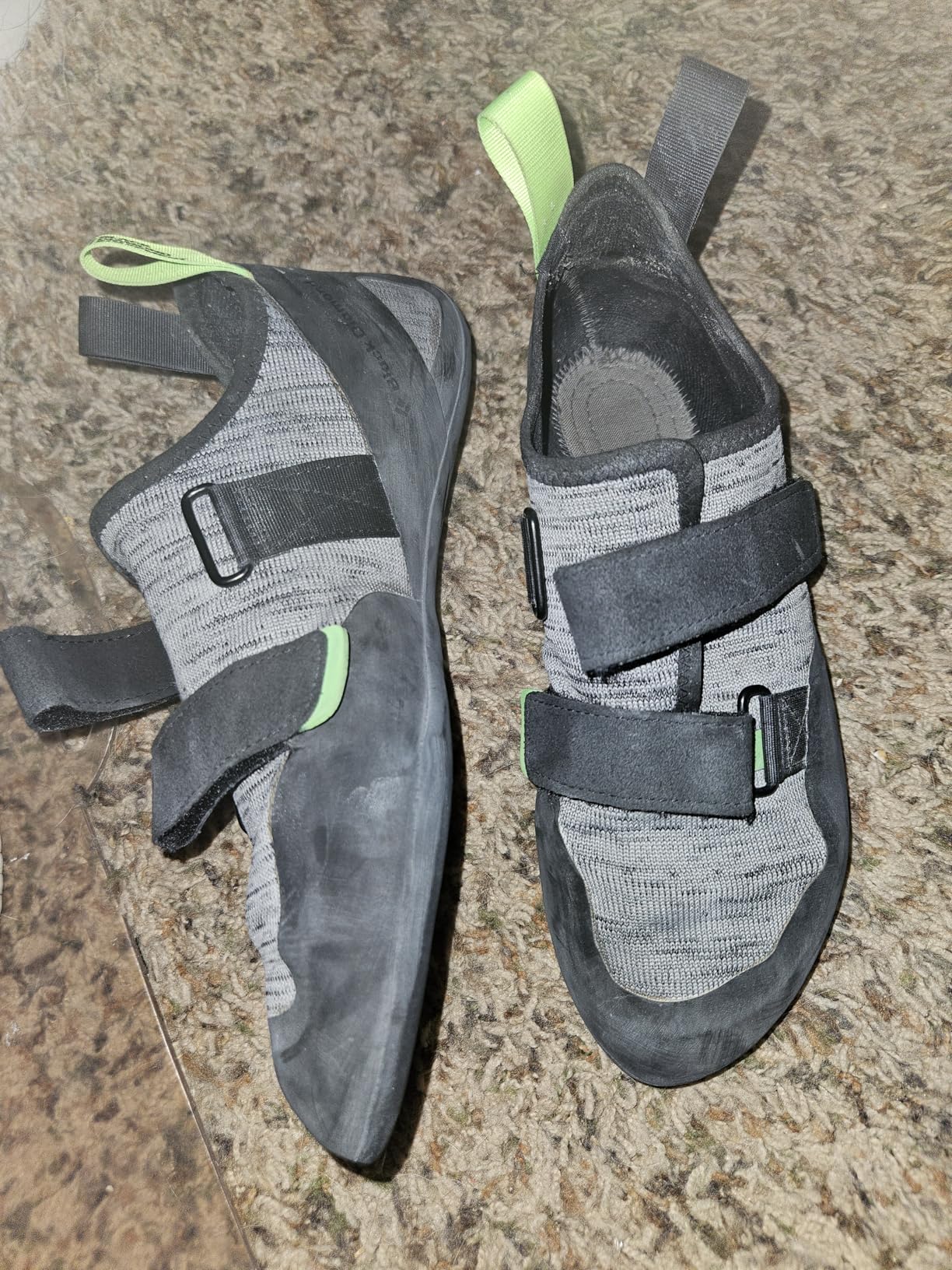 Black Diamond Mens Momentum Rock Climbing Shoes - Engineered Knit Upper - 4.3mm Rubber Outsole customer photo 1
