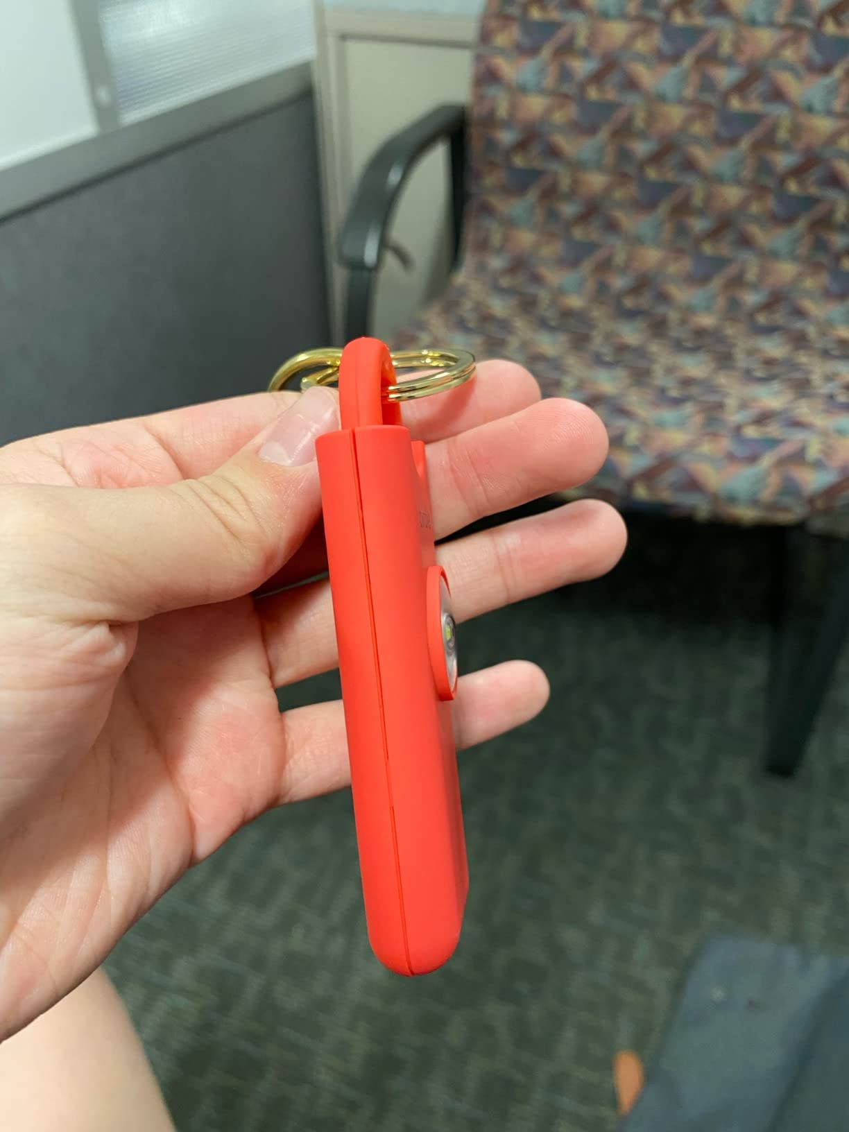 She's Birdie - The Original Personal Safety Alarm for Women by Women - Loud Siren, Strobe Light and Key Chain (Aqua) customer photo 2