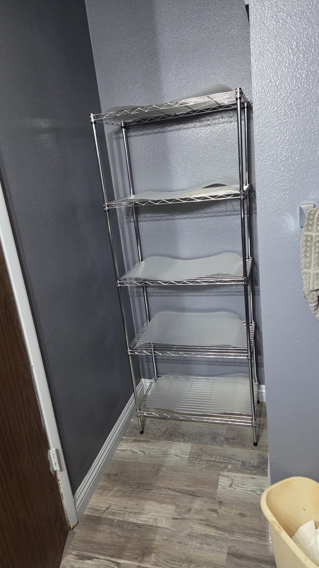 Seville Classics Solid Steel Wire Shelving Storage Unit Adjustable Shelves Organizer Rack, for Home, Kitchen, Office, Garage, Bedroom, Closet, Steel, 4-Tier, 30