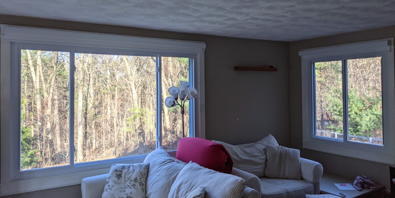 Yoolax Motorized Blinds with Remote, Light Filtering Smart Blinds Work with Alexa, Google, Automatic Roller Shades for Windows, Custom Electric Shades for Living Room Office (Pure White) customer photo 1