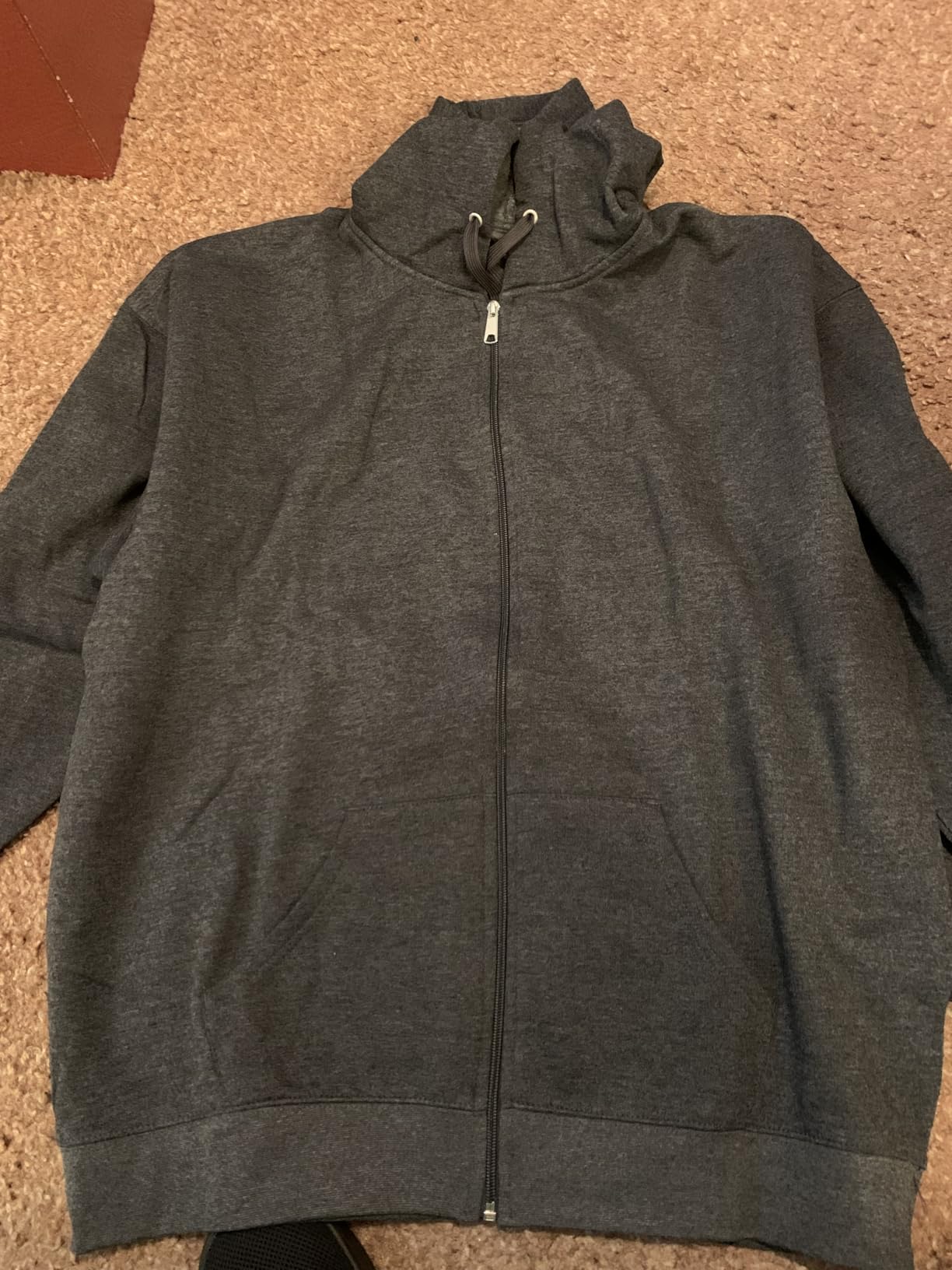 Fruit of the Loom Eversoft Fleece Full Zip Hoodie Sweatshirt customer photo 2